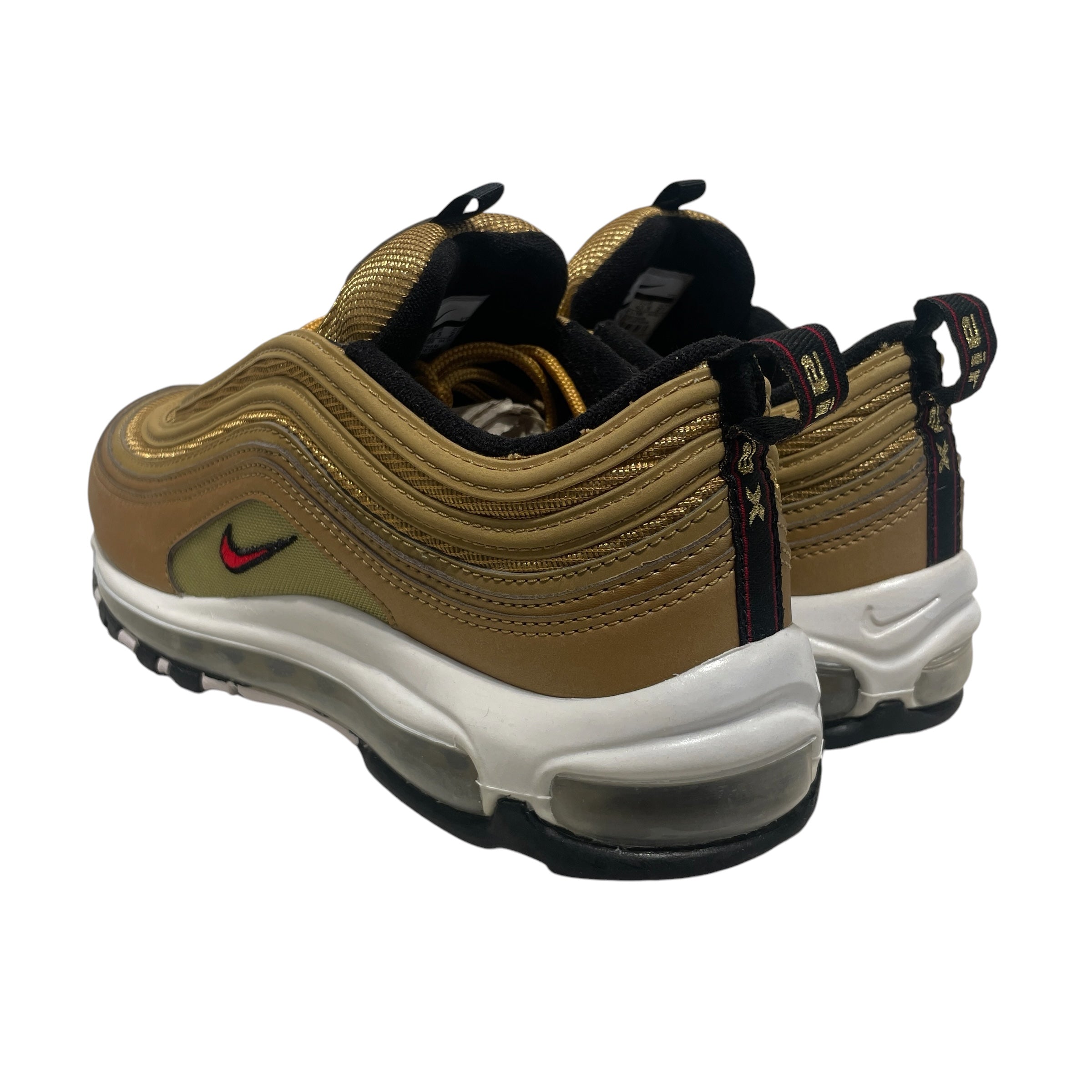 NIKE/Low-Sneakers/US 9/Faux Leather/GLD/NIKE AIR MAX 97 METALLIC GOLD view 2