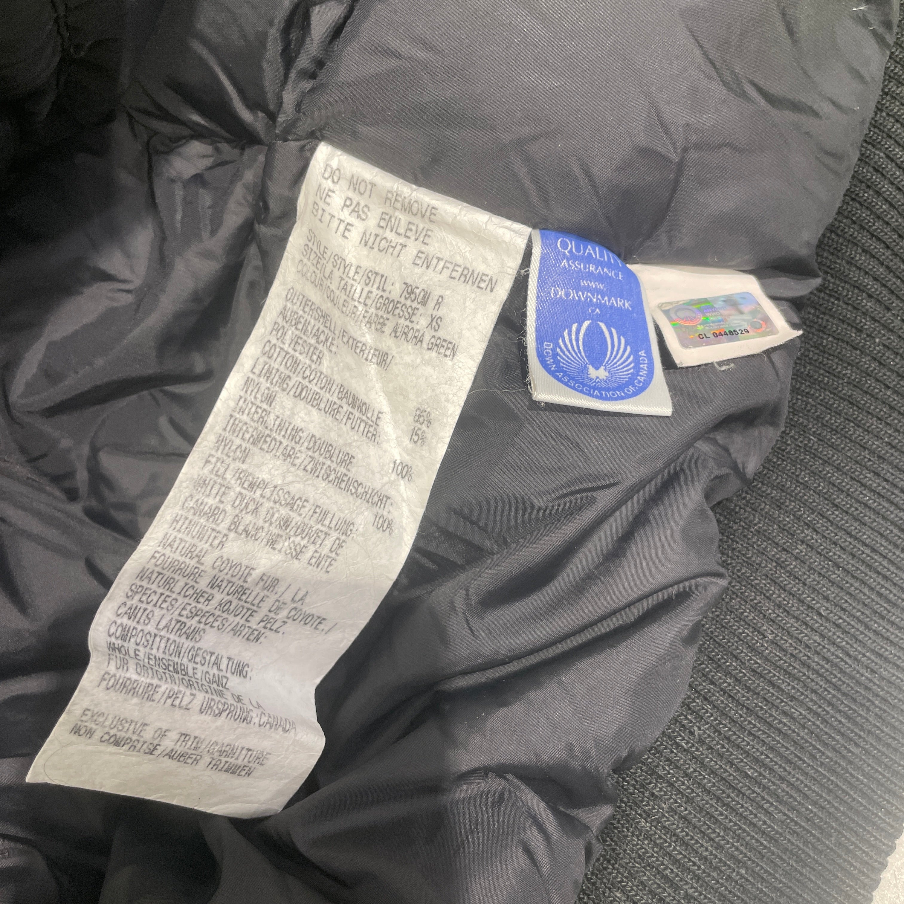 CANADA GOOSE/Coat/XS/GRN/ view 4