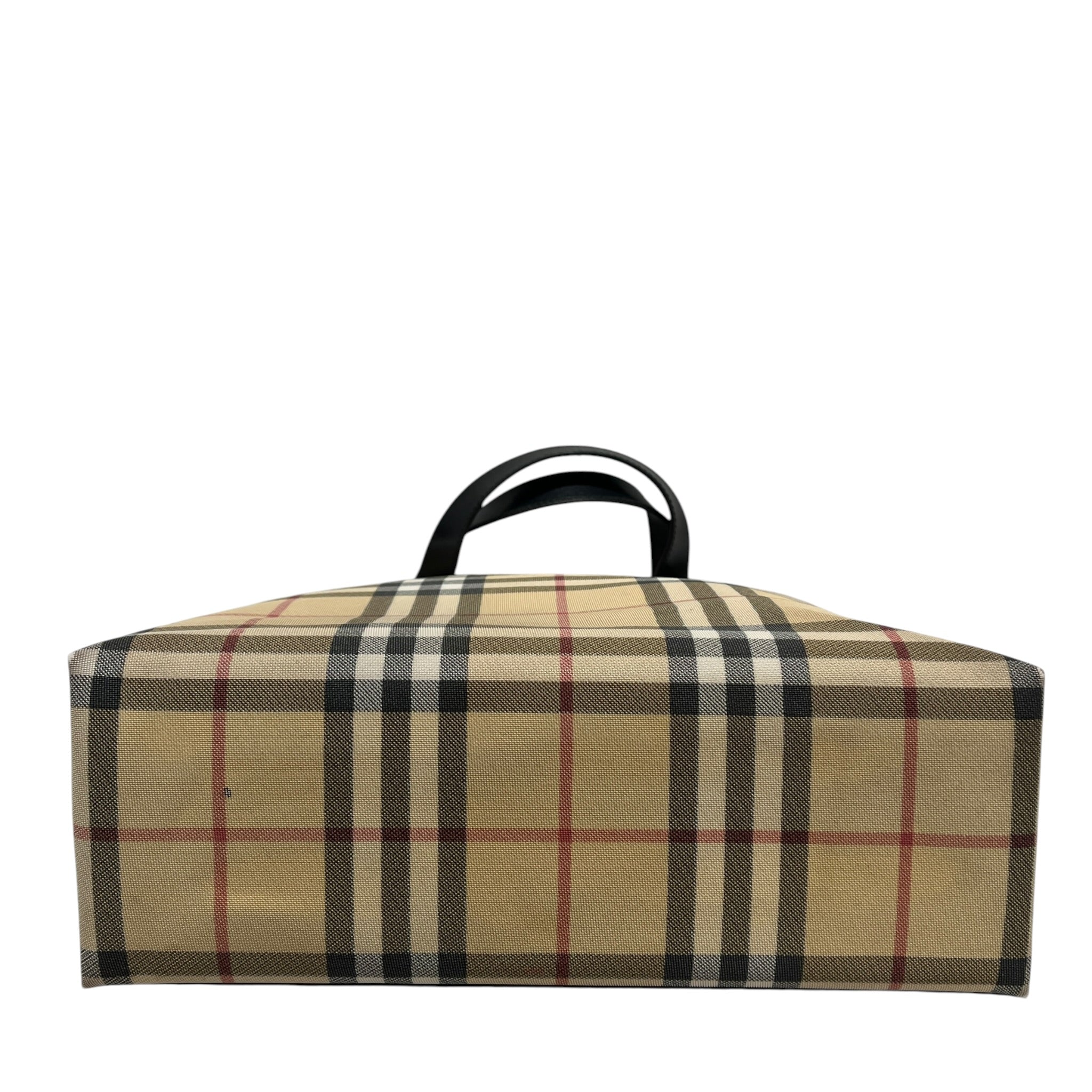 BURBERRY LONDON/Tote Bag/Plaid/BEG/VINTAGE CHECK TOTE view 3