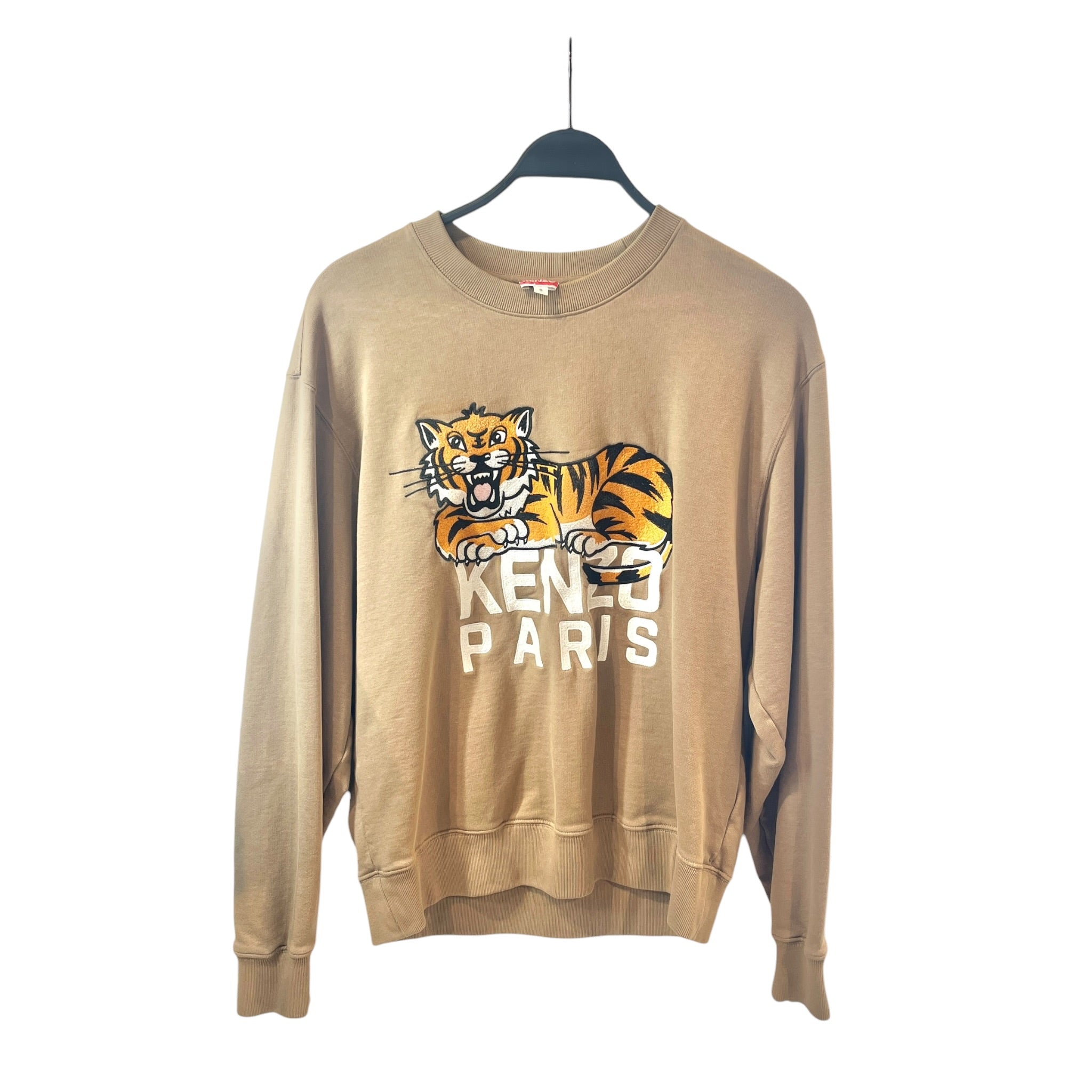KENZO/Sweatshirt/S/Graphic/Cotton/BEG/Kenzo Paris Sweatshirt view 1