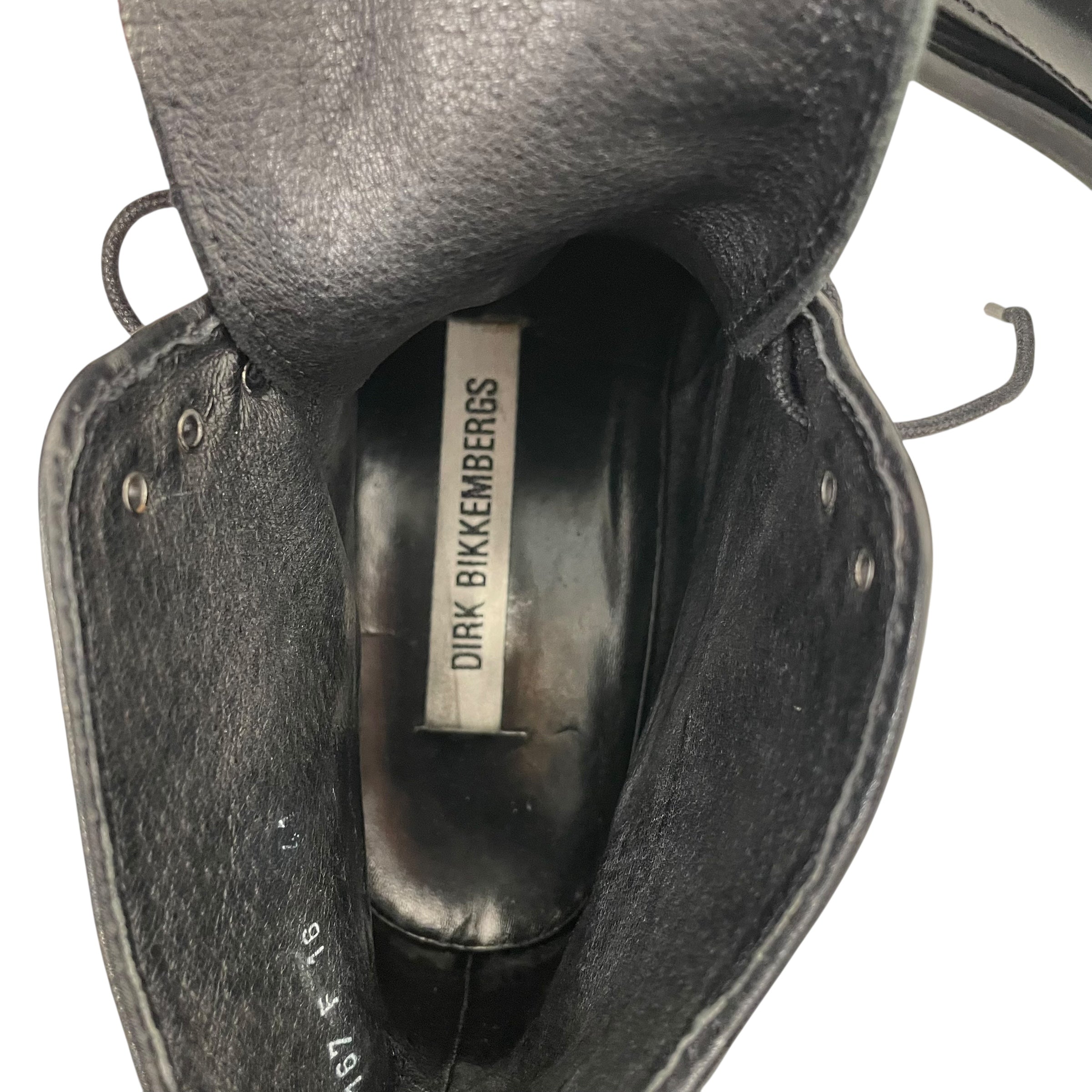 DIRK BIKKEMBERGS/Boots/US 8/Leather/BLK/ view 3