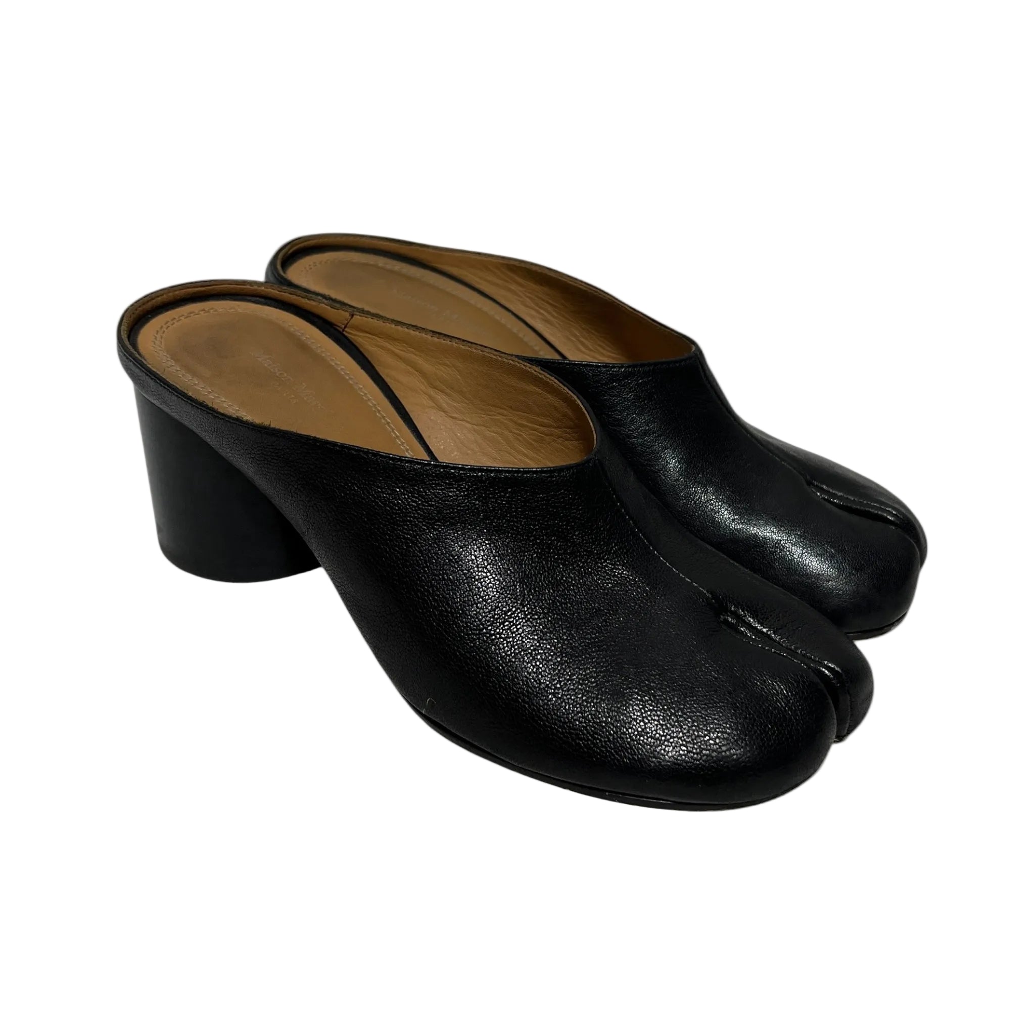 Maison Margiela/Heels/US 5.5/Leather/BLK/ view 1