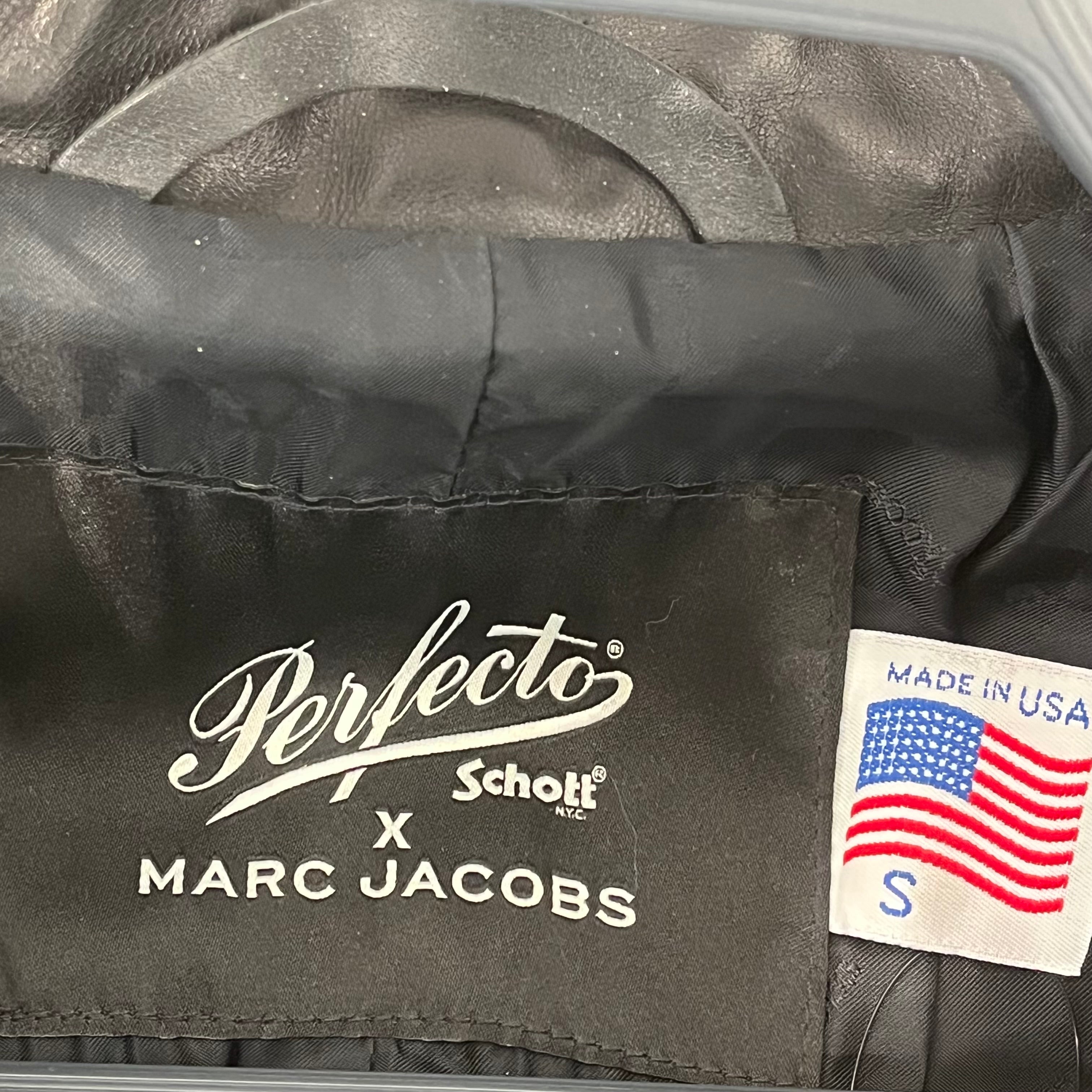 Schott/MARC JACOBS/Coat/S/Leather/BLK/PERFECTO/ RIDERS JACKET view 7