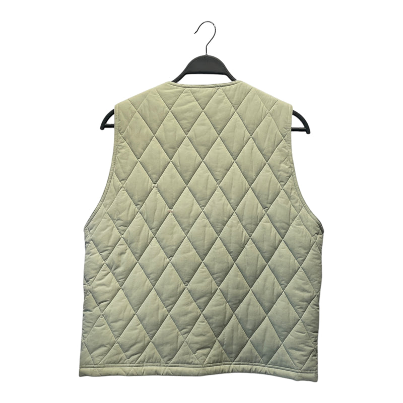 STUSSY/Puffer Vest/S/Nylon/GRN/MINT GREEN