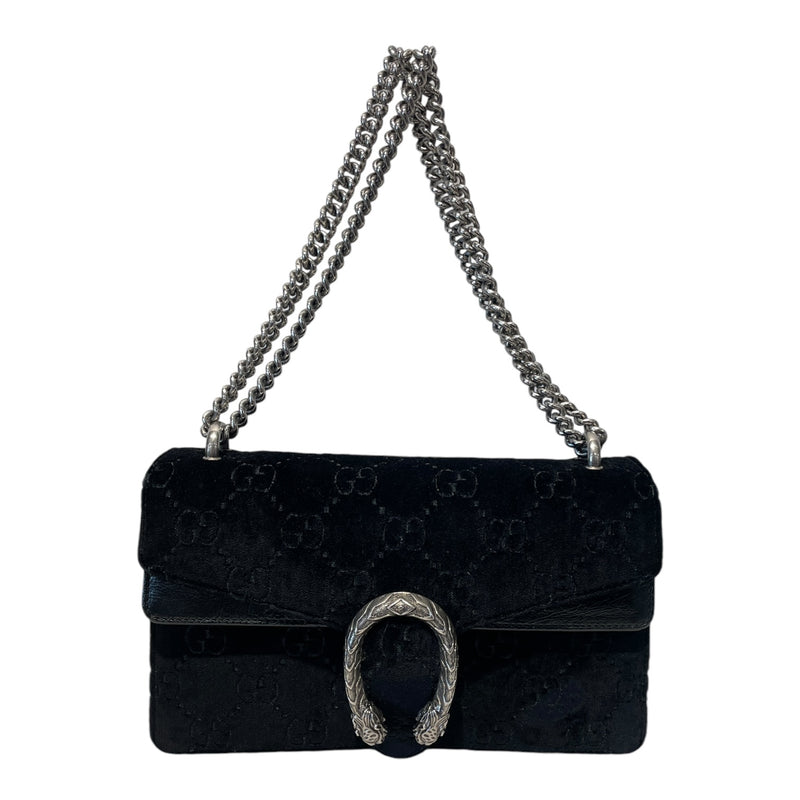 GUCCI/Bag/Monogram/Suede/BLK/Dionysus GG Velvet Bag