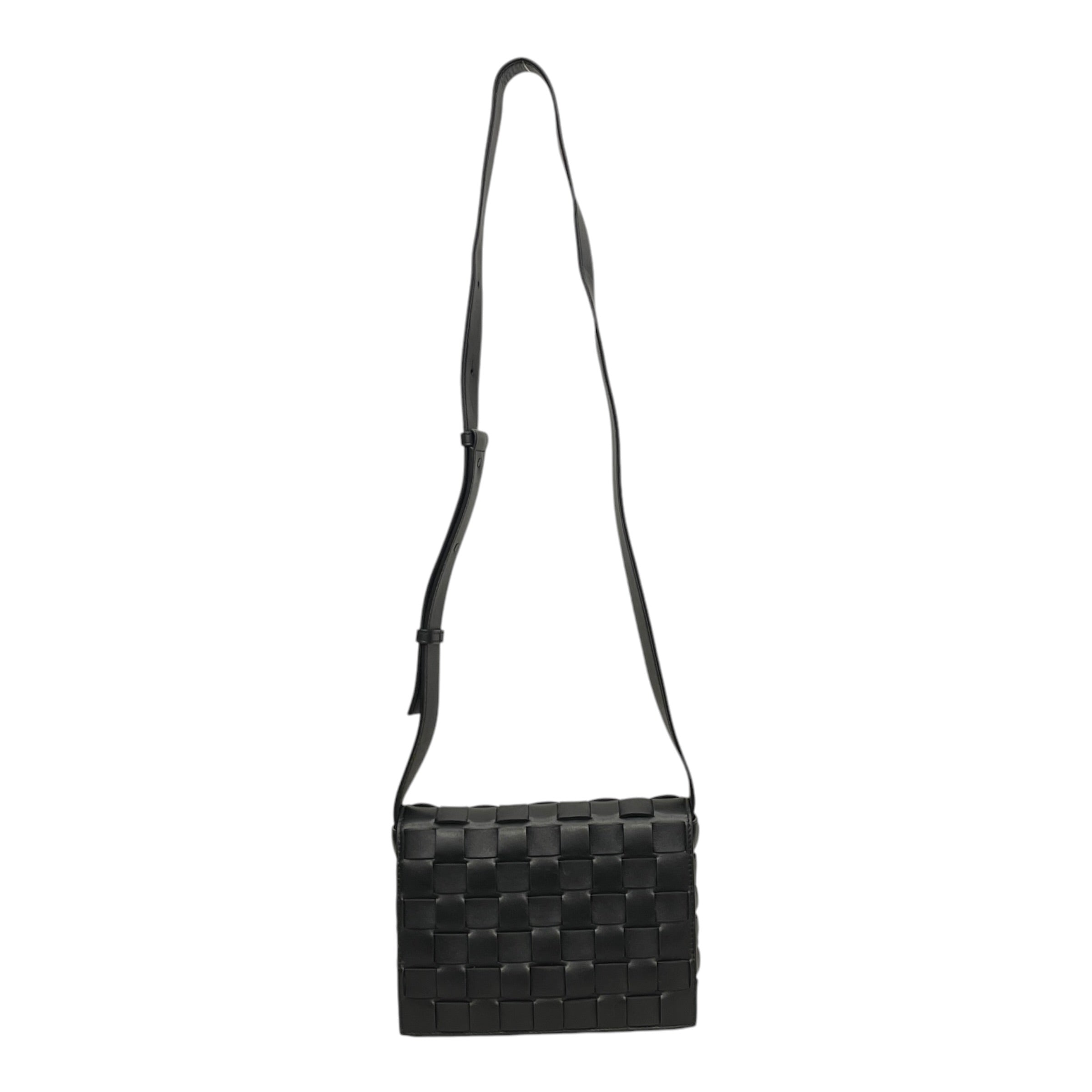 BOTTEGA VENETA/Bag/Leather/BLK/ORTO MESSENGER