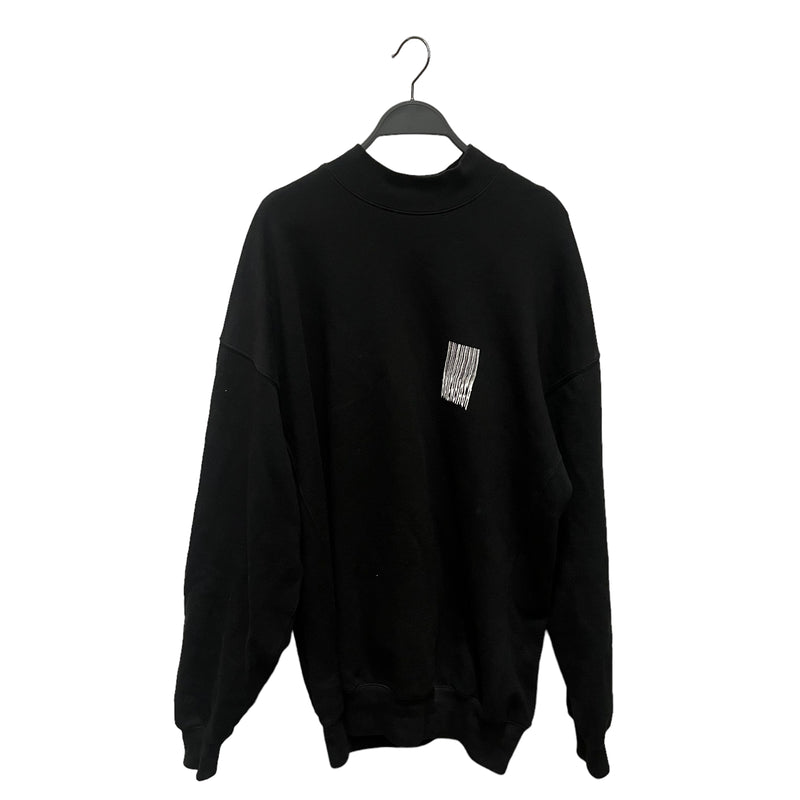 BALENCIAGA/Sweatshirt/XXS/Cotton/BLK/Oversize/