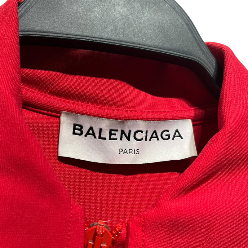 BALENCIAGA/Jacket/36/RED/VISCOSE LONG COLLAR