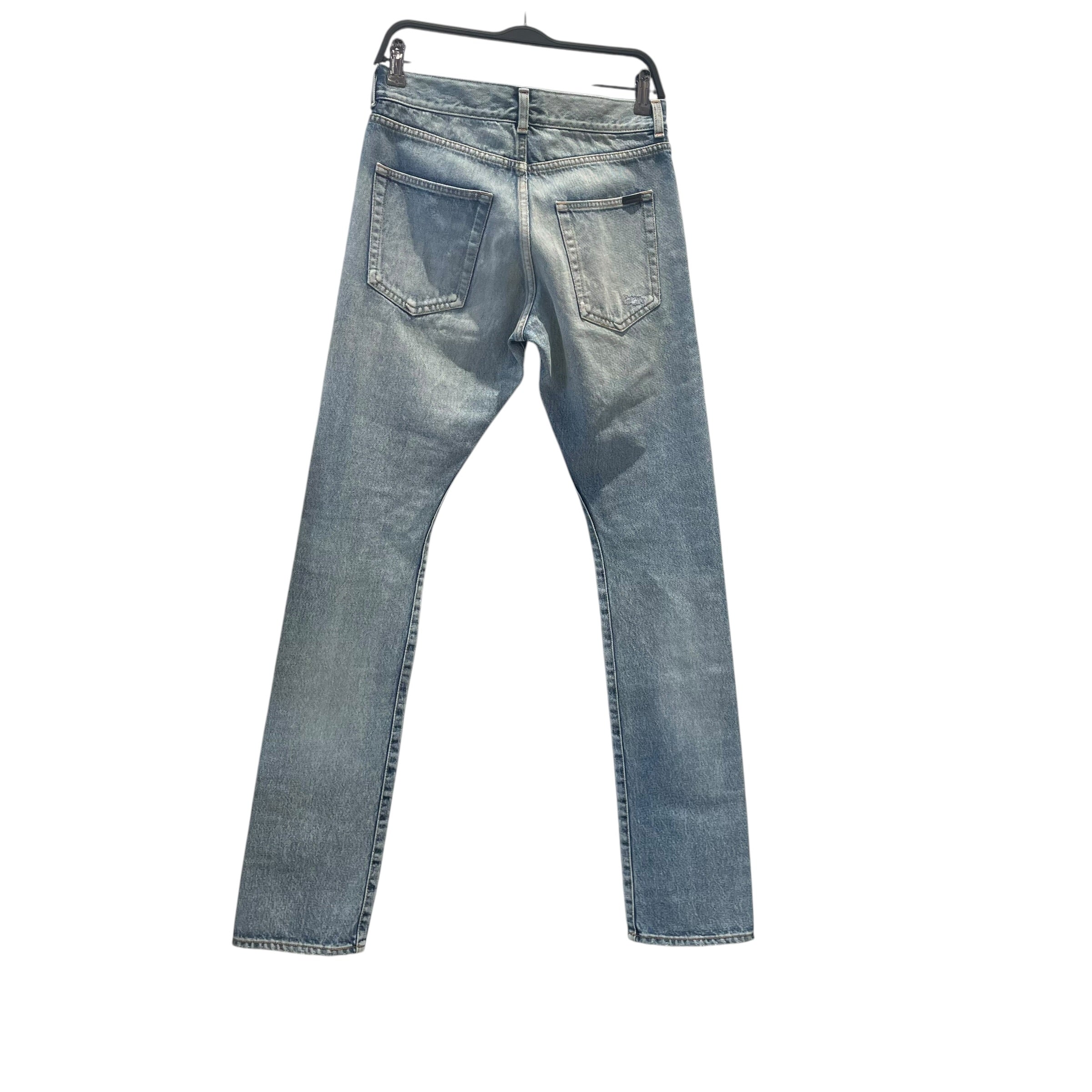 SAINT LAURENT/Skinny Pants/28/Denim/IDG/REPAIRED KNEE BLOWIUT view 2