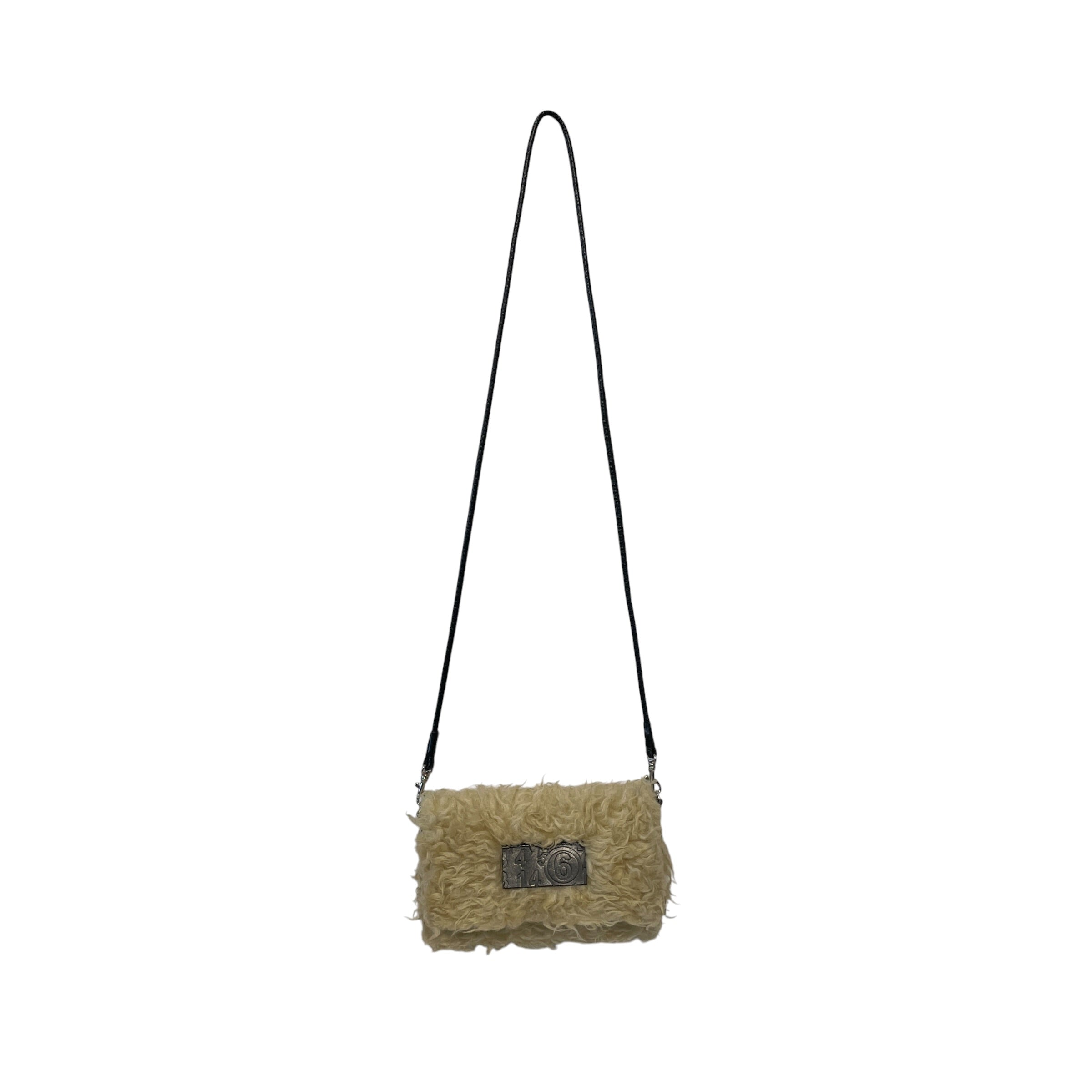 MM6/Cross Body Bag/Fur/CRM/SHERPA BAG view 1