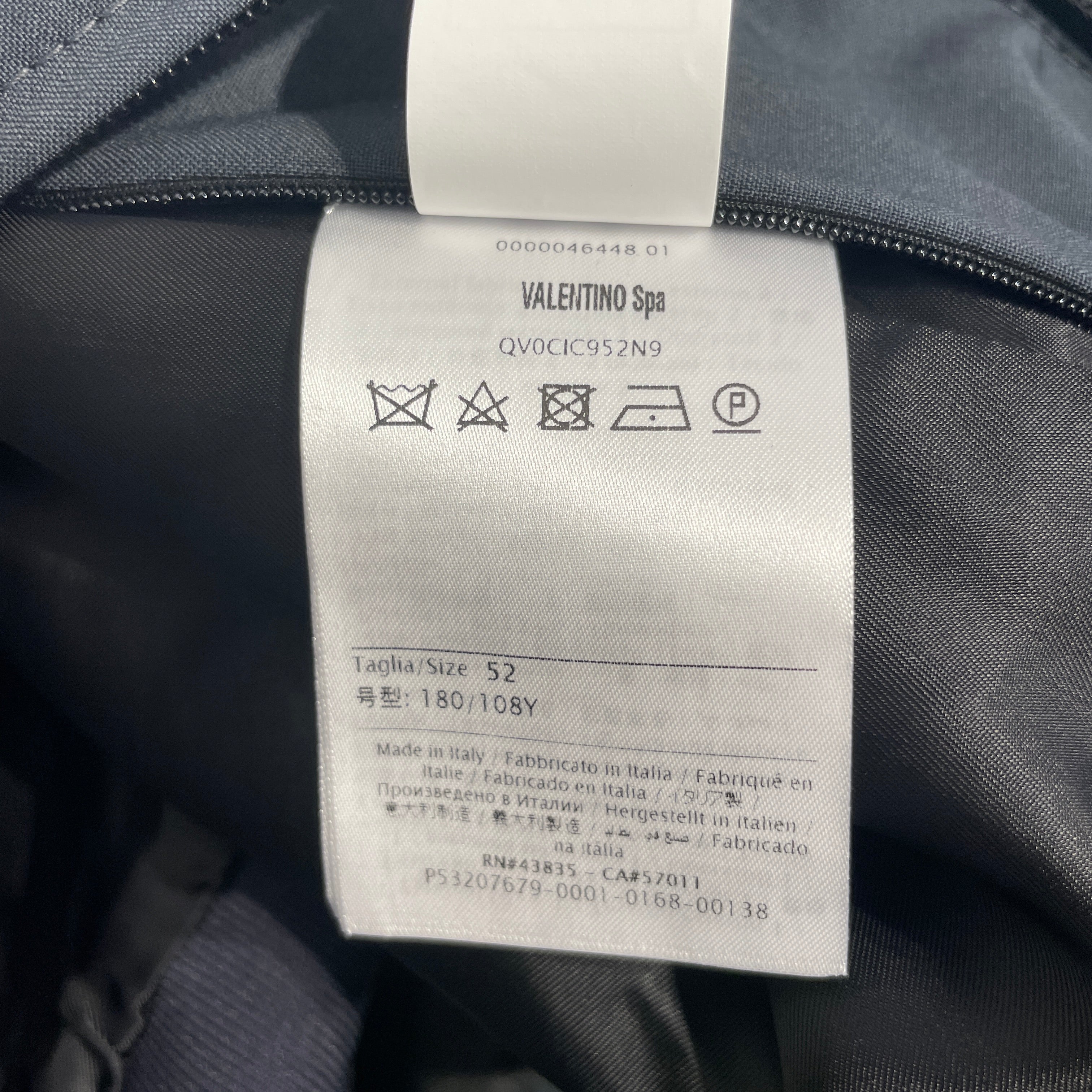 VALENTINO/Windbreaker/52/Nylon/BLK/Stripe/TRACK ZIP view 4