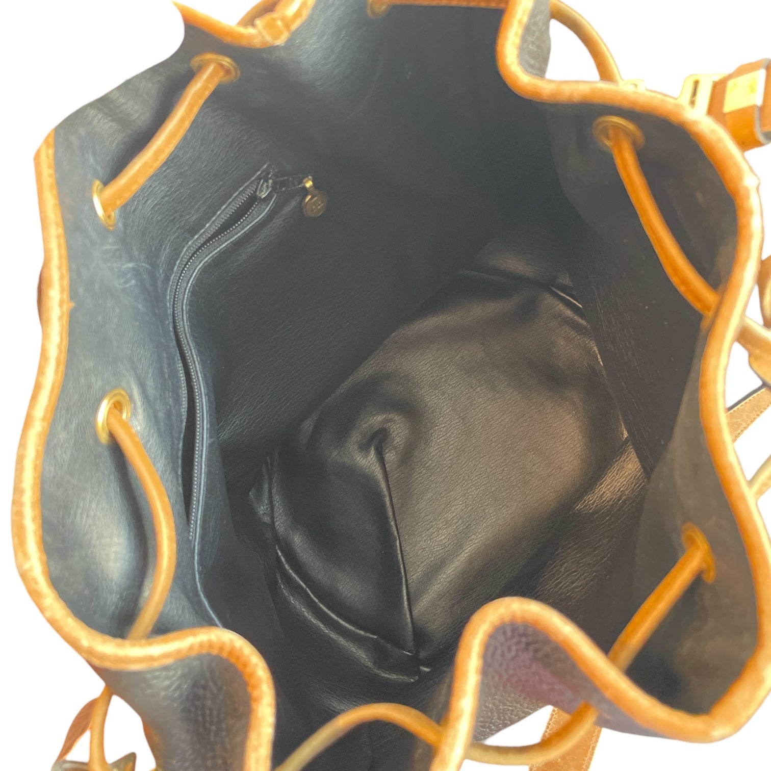 Christian Dior/Bag/Leather/BLK/bucket bag view 4