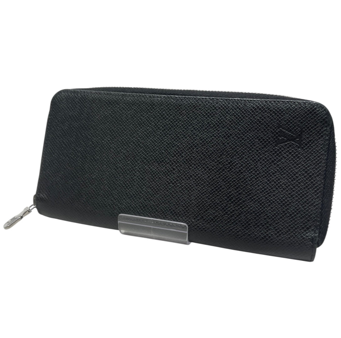 LOUIS VUITTON/Long Wallet/Leather/BLK/L's/coner logo view 1