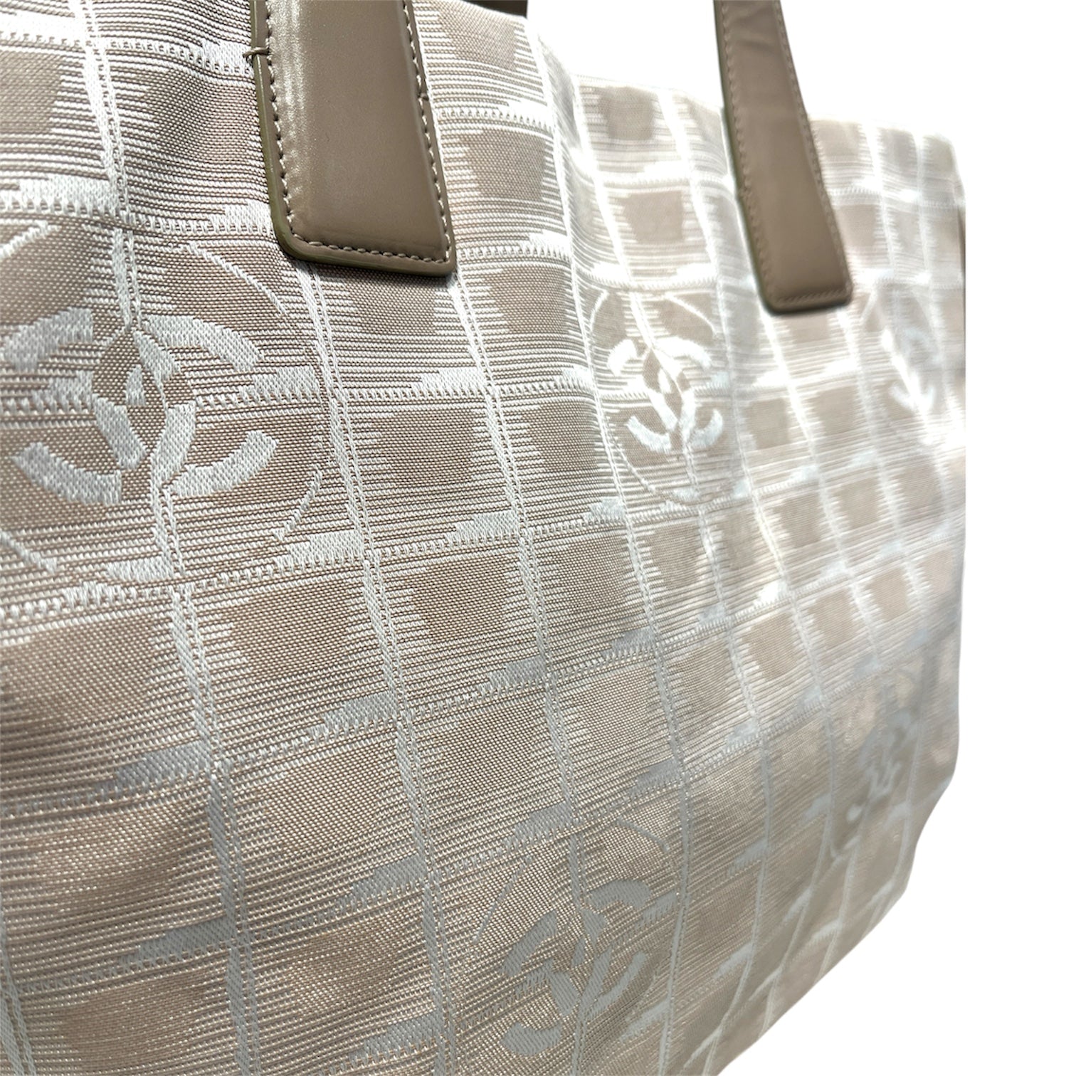 CHANEL/Hand Bag/Monogram/Nylon/BEG/8438626/TRAVEL LINE TOTE view 6