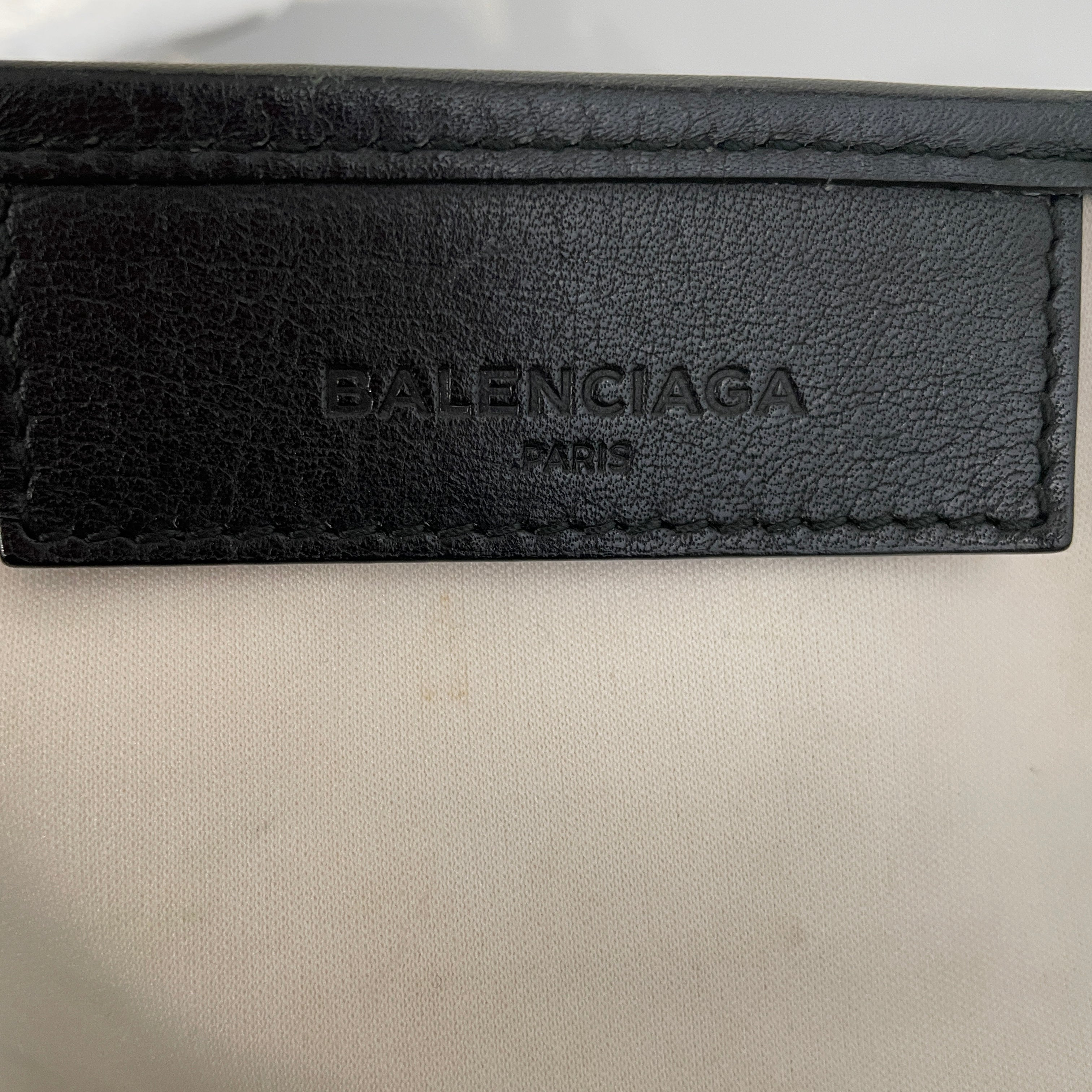 BALENCIAGA/Tote Bag/Cotton/BEG/Canvas Small Tote view 5
