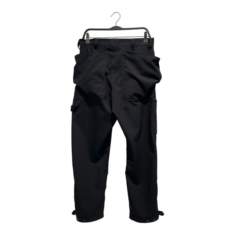 SASSAFRAS/Cargo Pants/S/Polyester/BLK/Puzzle Ring