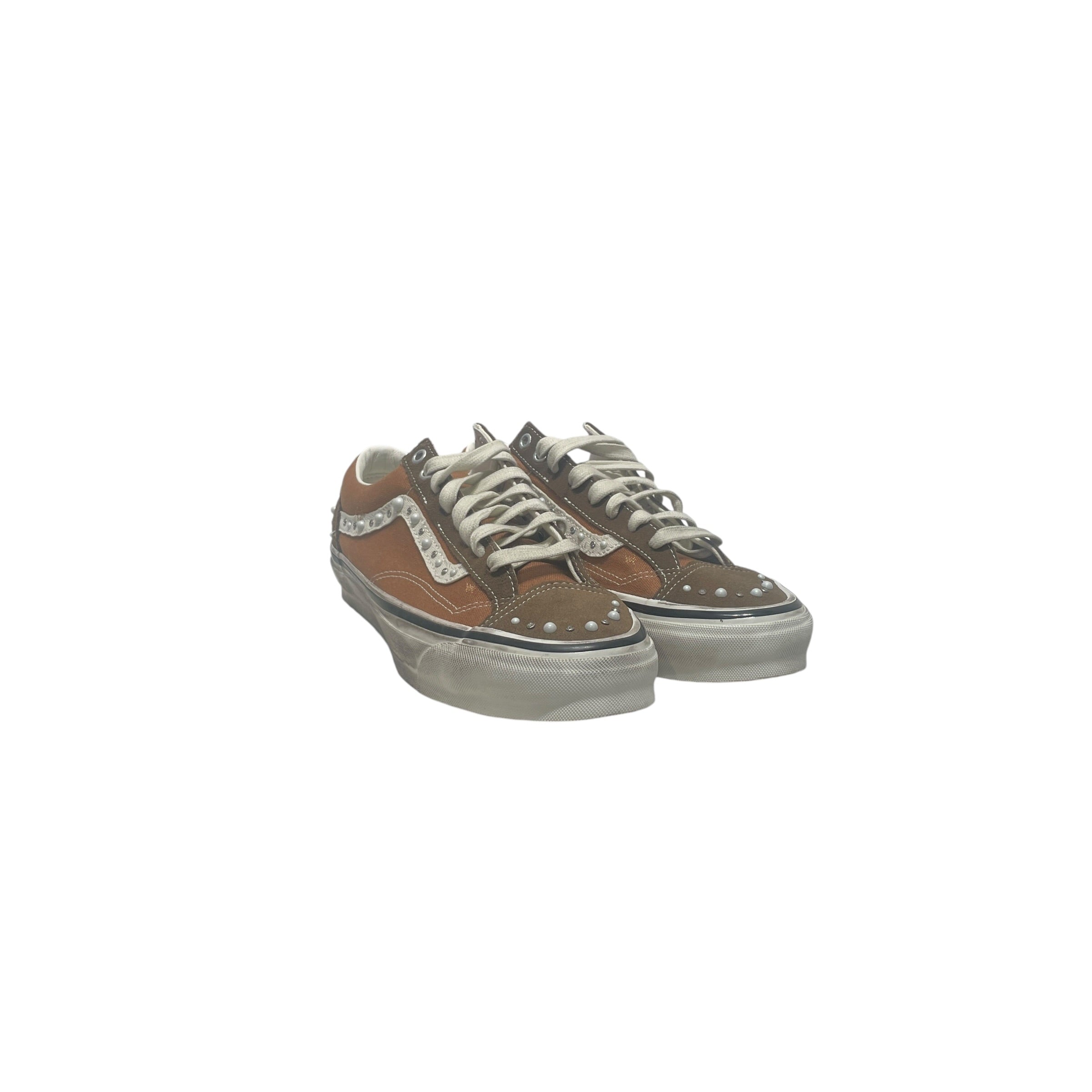 VANS/Low-Sneakers/US 9.5/Cotton/BRW/LX Old Skool 36 view 1