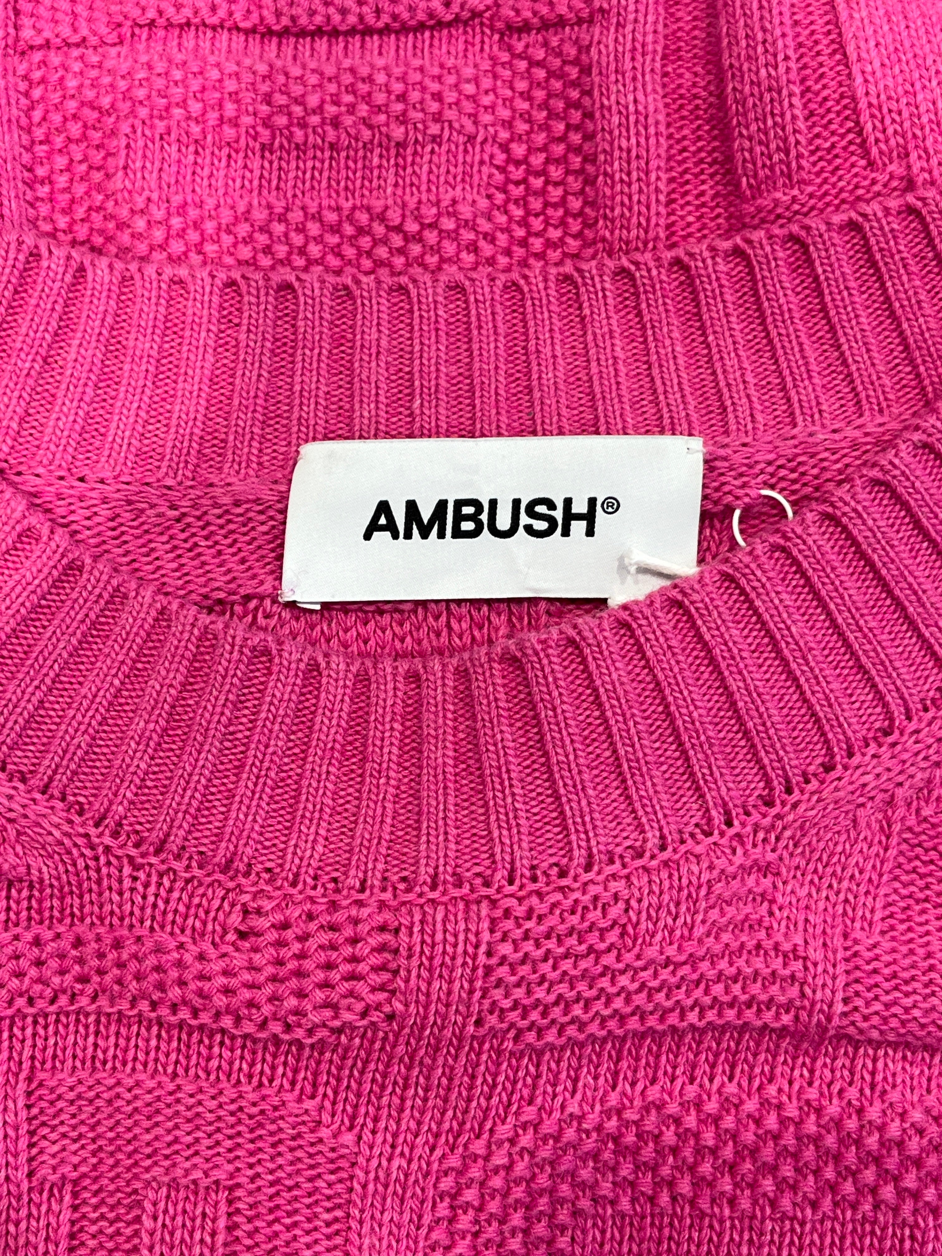 AMBUSH/Sweater/L/Wool/PNK/ view 3
