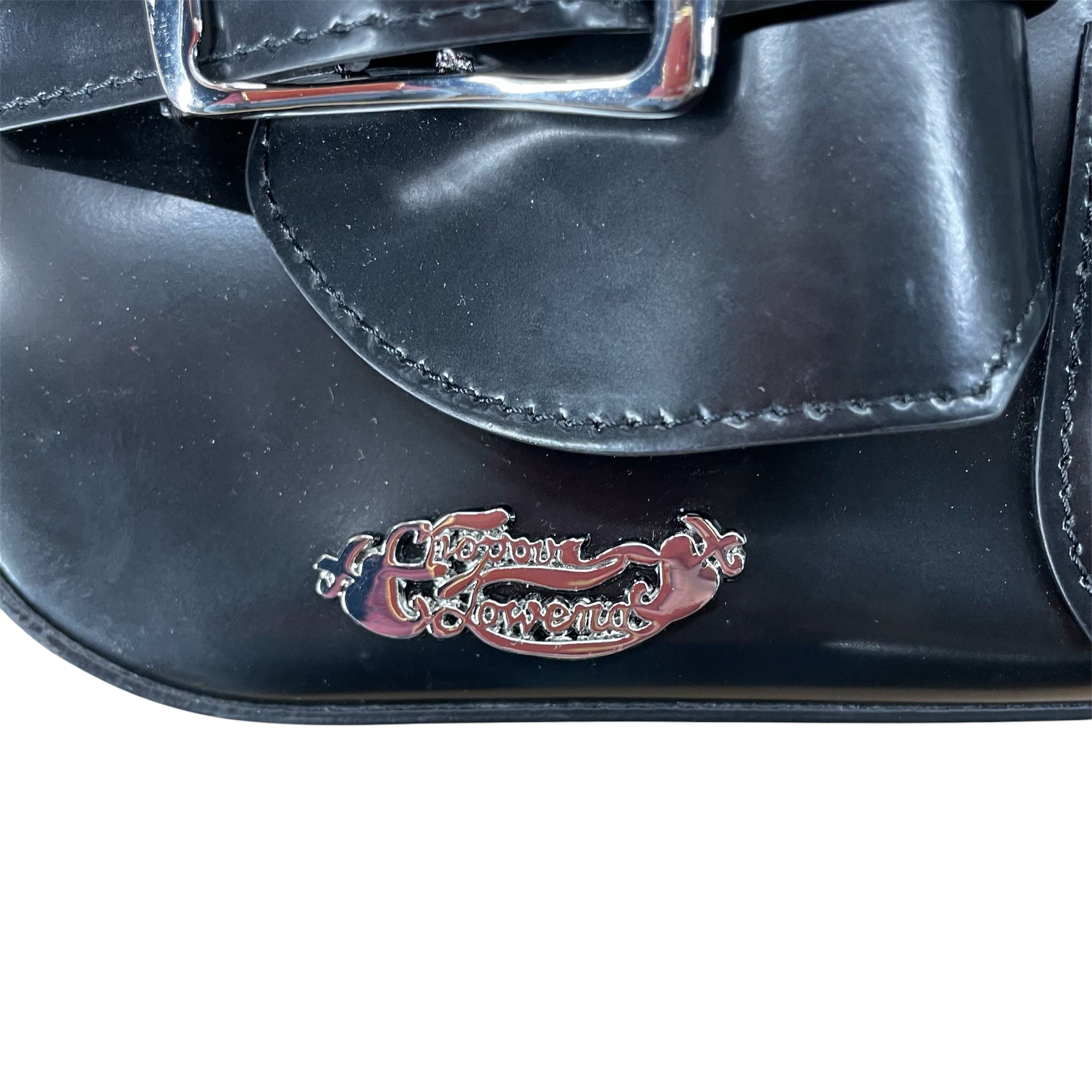 CHOPOVA LOWENA/Hand Bag/Leather/BLK/SOFIA PATENT LEATHER BAG view 5