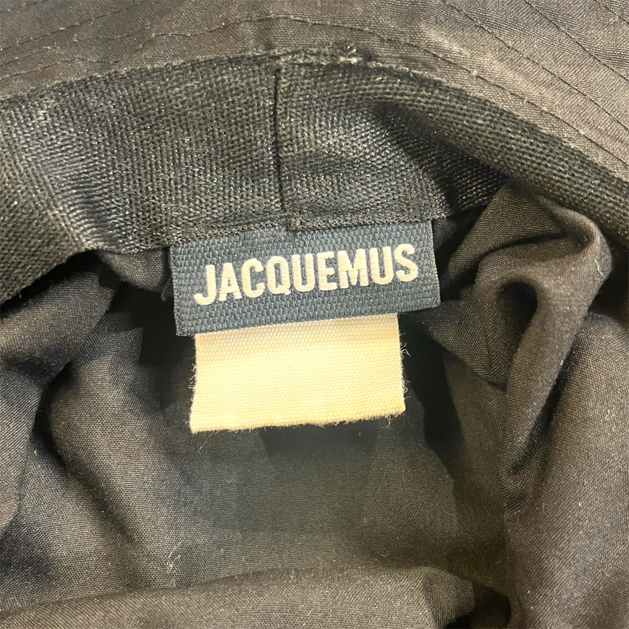 JACQUEMUS/Bucket Hat/OS/Cotton/BLK/BUCKET HAT view 3