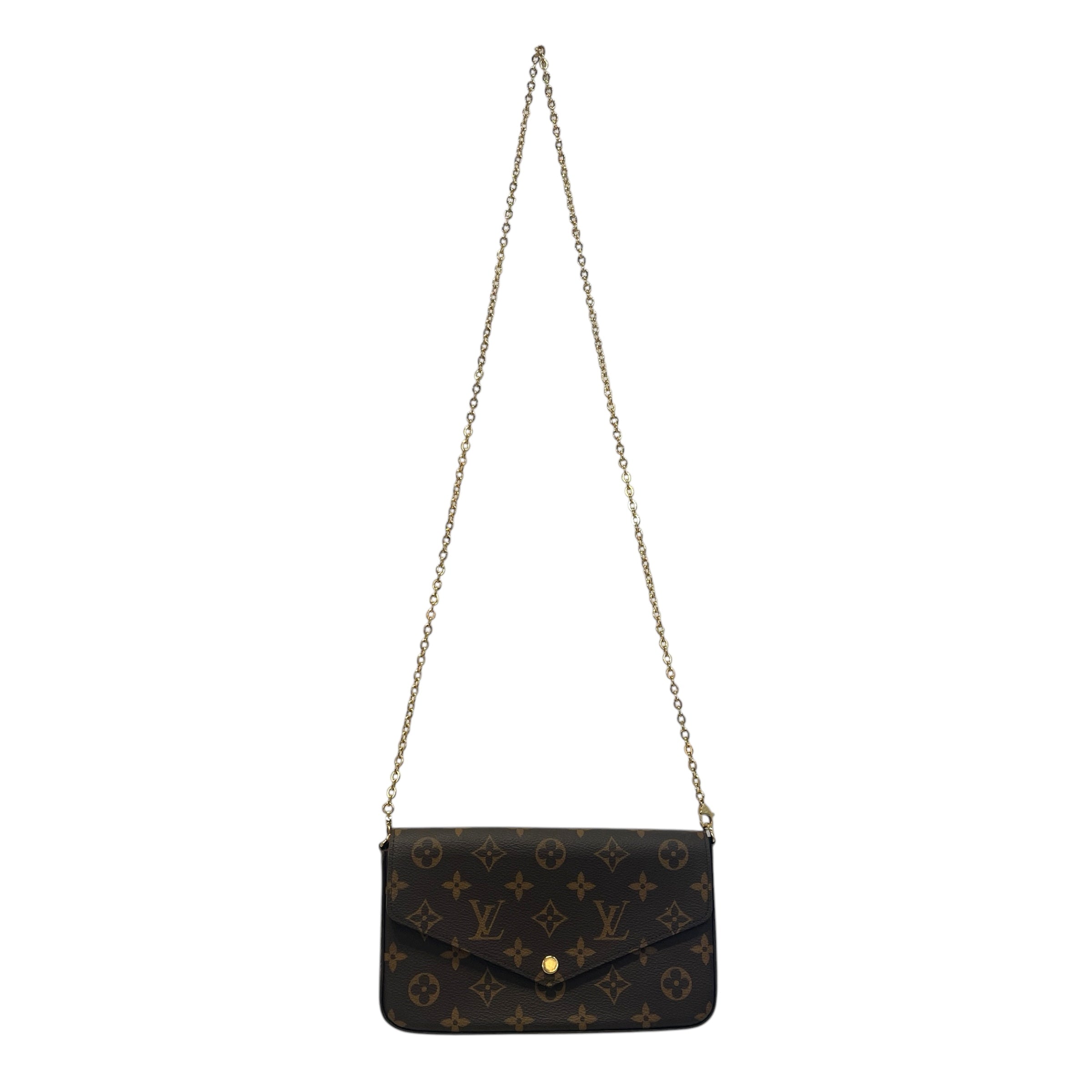 LOUIS VUITTON/Cross Body Bag/Monogram/Leather/BRW/Felicie Pochette view 1