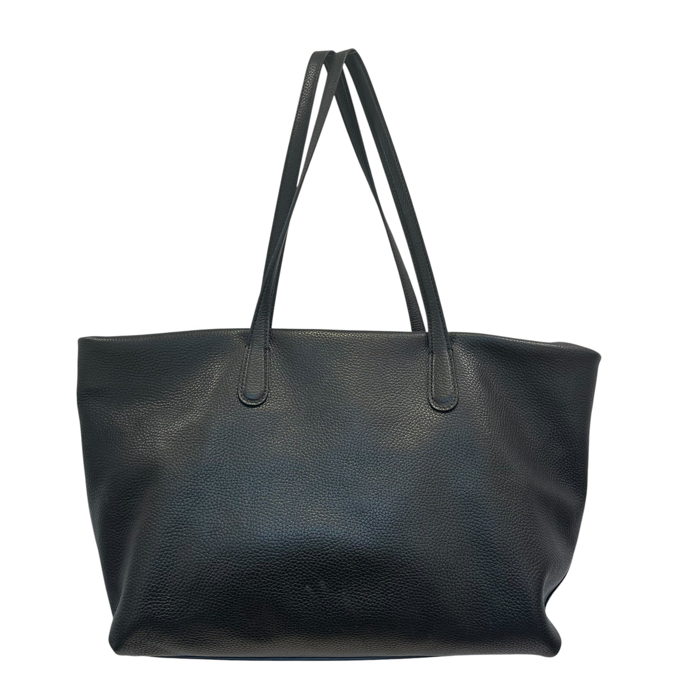 Mansur Gavriel/Tote Bag/Leather/BLK/POCKET ON INSIDE view 2