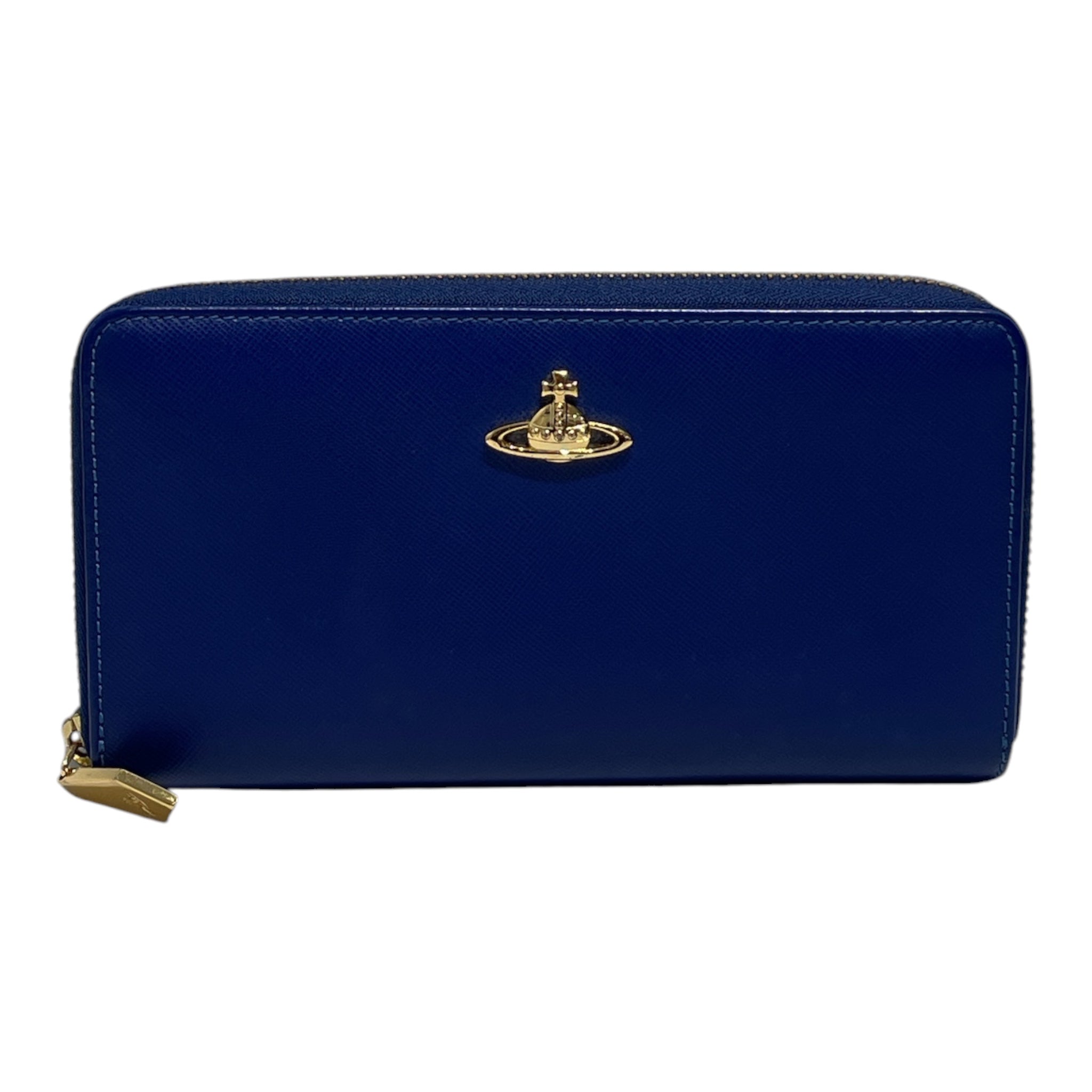 Vivienne Westwood/Long Wallet/Leather/BLU/L's/ view 1