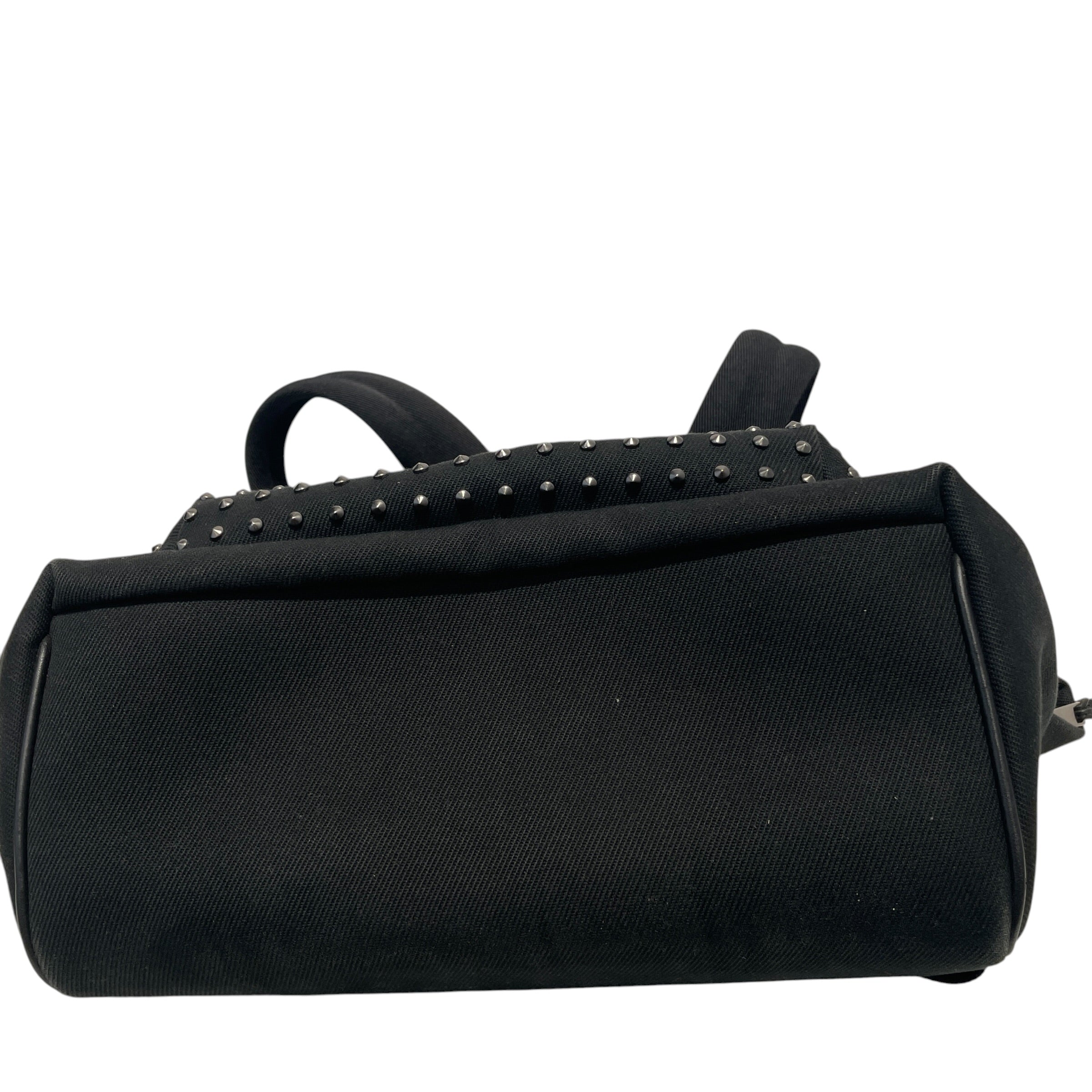 SAINT LAURENT/Backpack/Cotton/BLK/STUDDS view 3