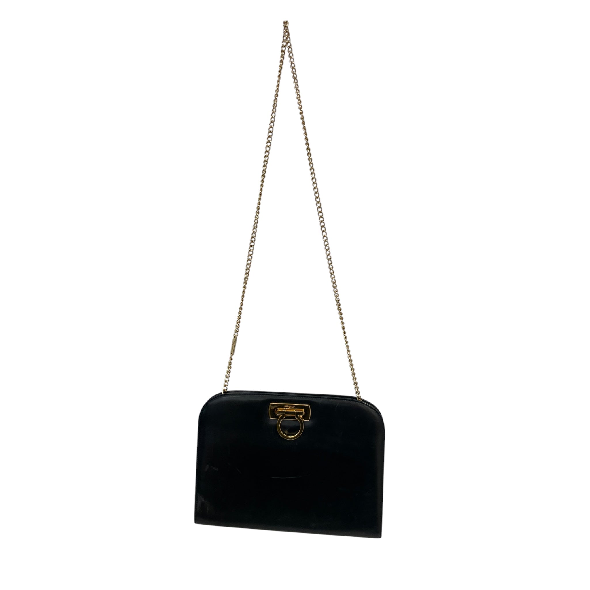 Salvatore Ferragamo/Cross Body Bag/Leather/BLK/DRMG26J view 1