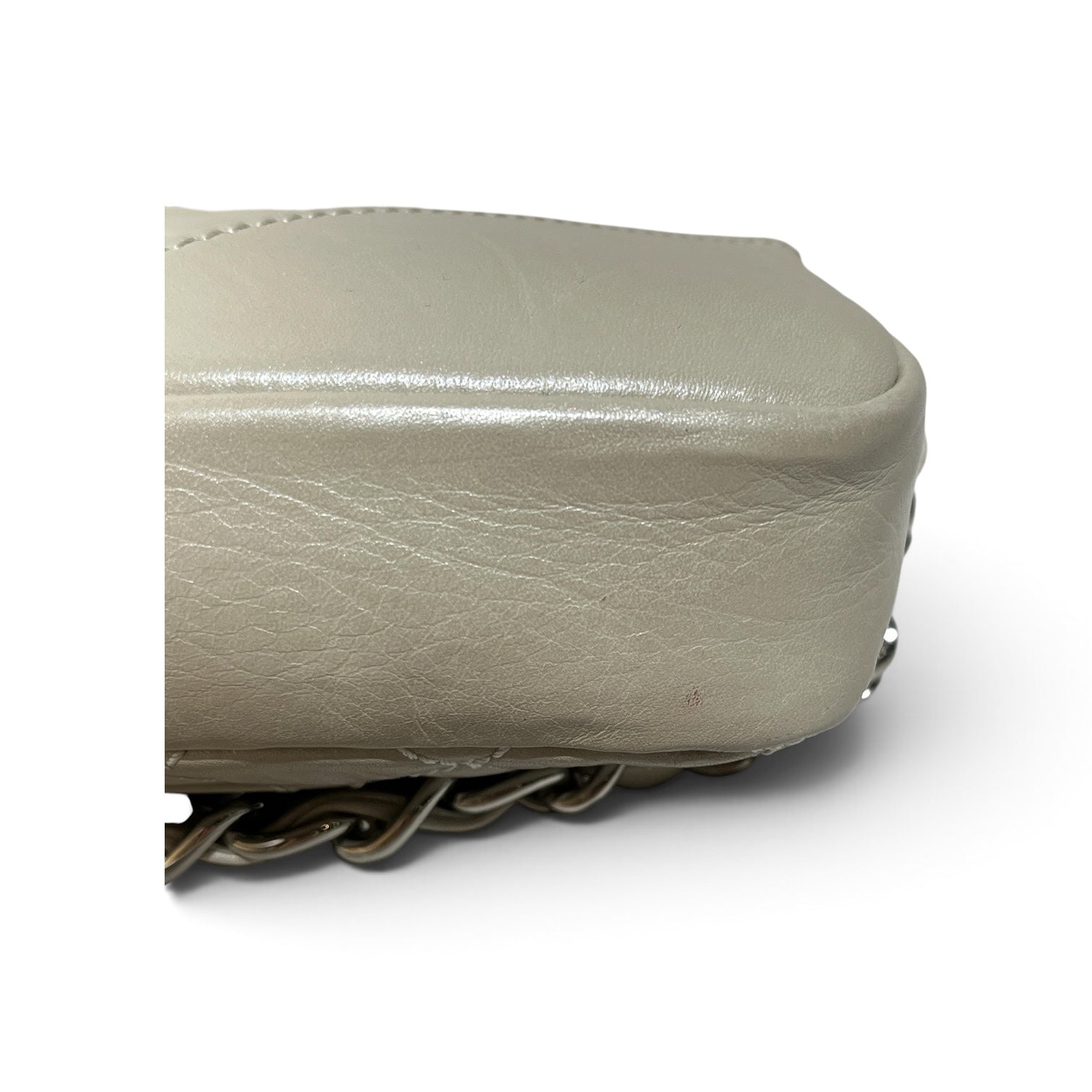 CHANEL/Hand Bag/Leather/BEG/QUILTED CC view 9