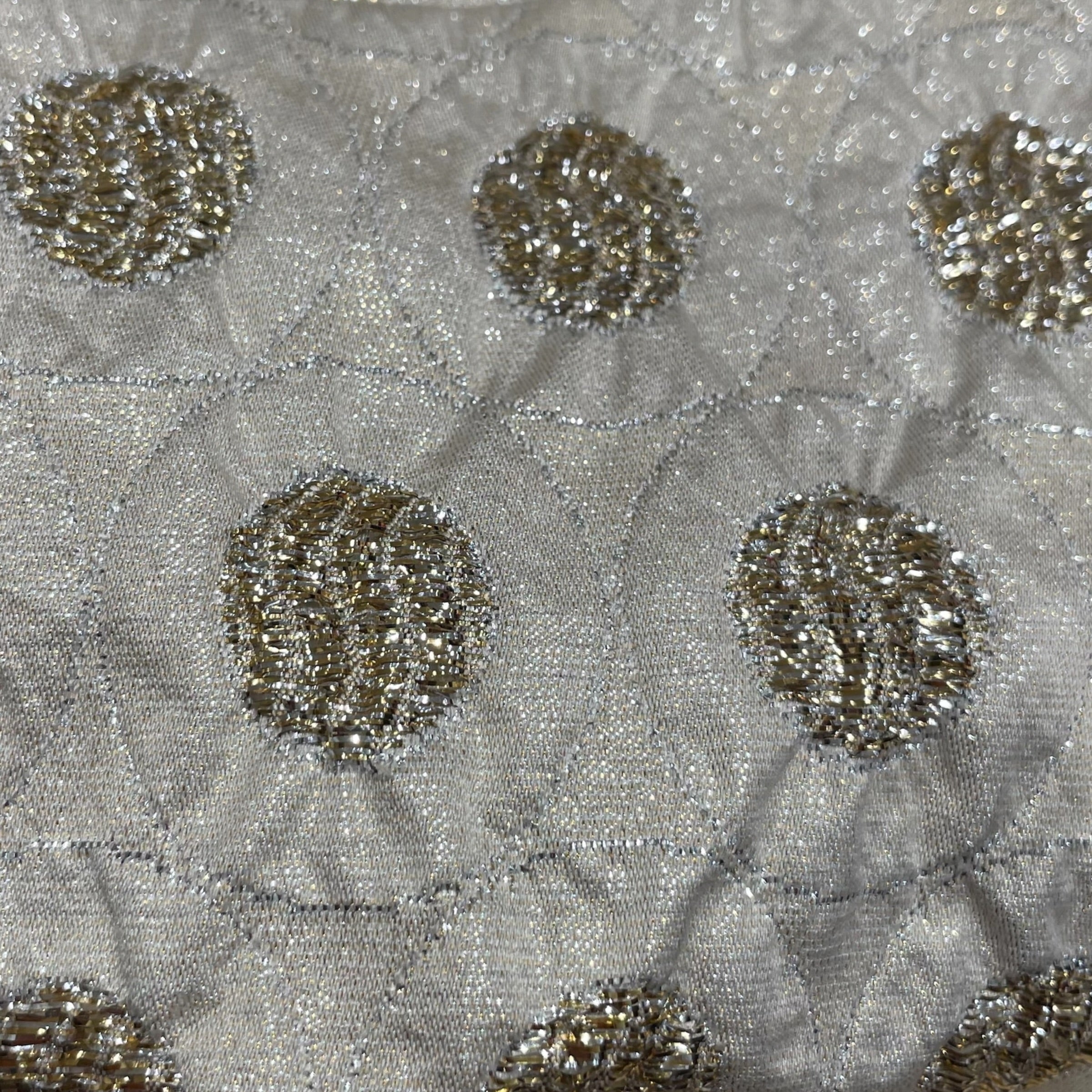 MARNI/Straight Pants/38/Polka dot/Polyester/CRM/METALLIC POLKA DOTS 2013 NWT view 5