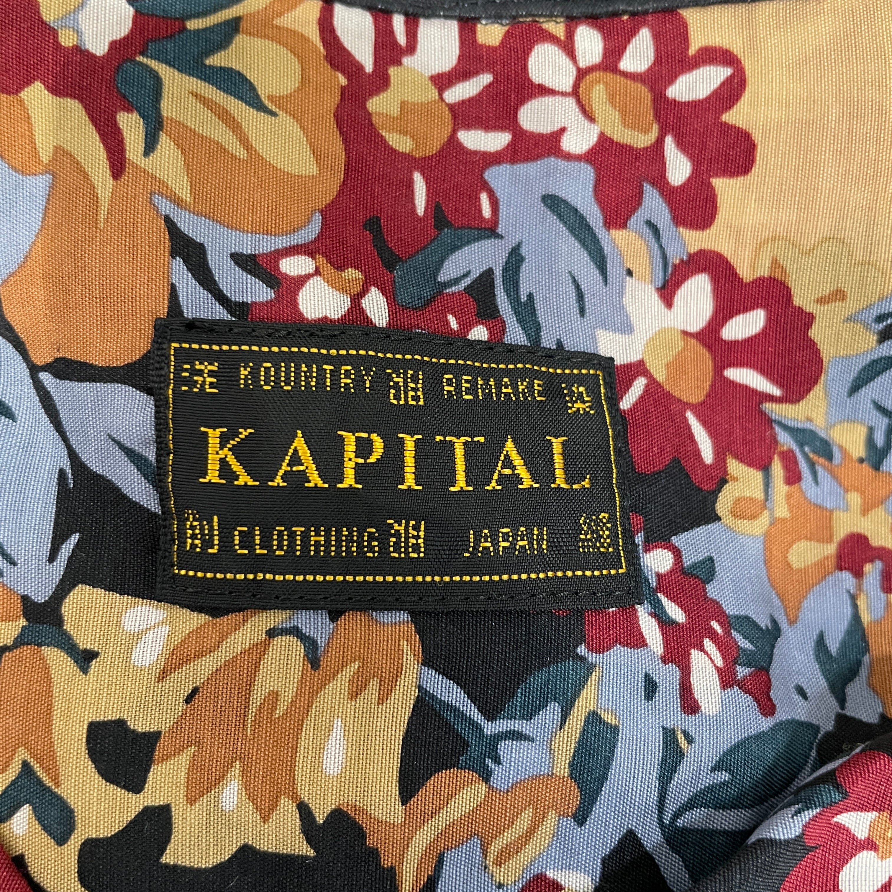 KAPITAL/SS Shirt/4/Silk/MLT/Floral Pattern/ALL OVER FLORAL/ MARY ON BACK view 3