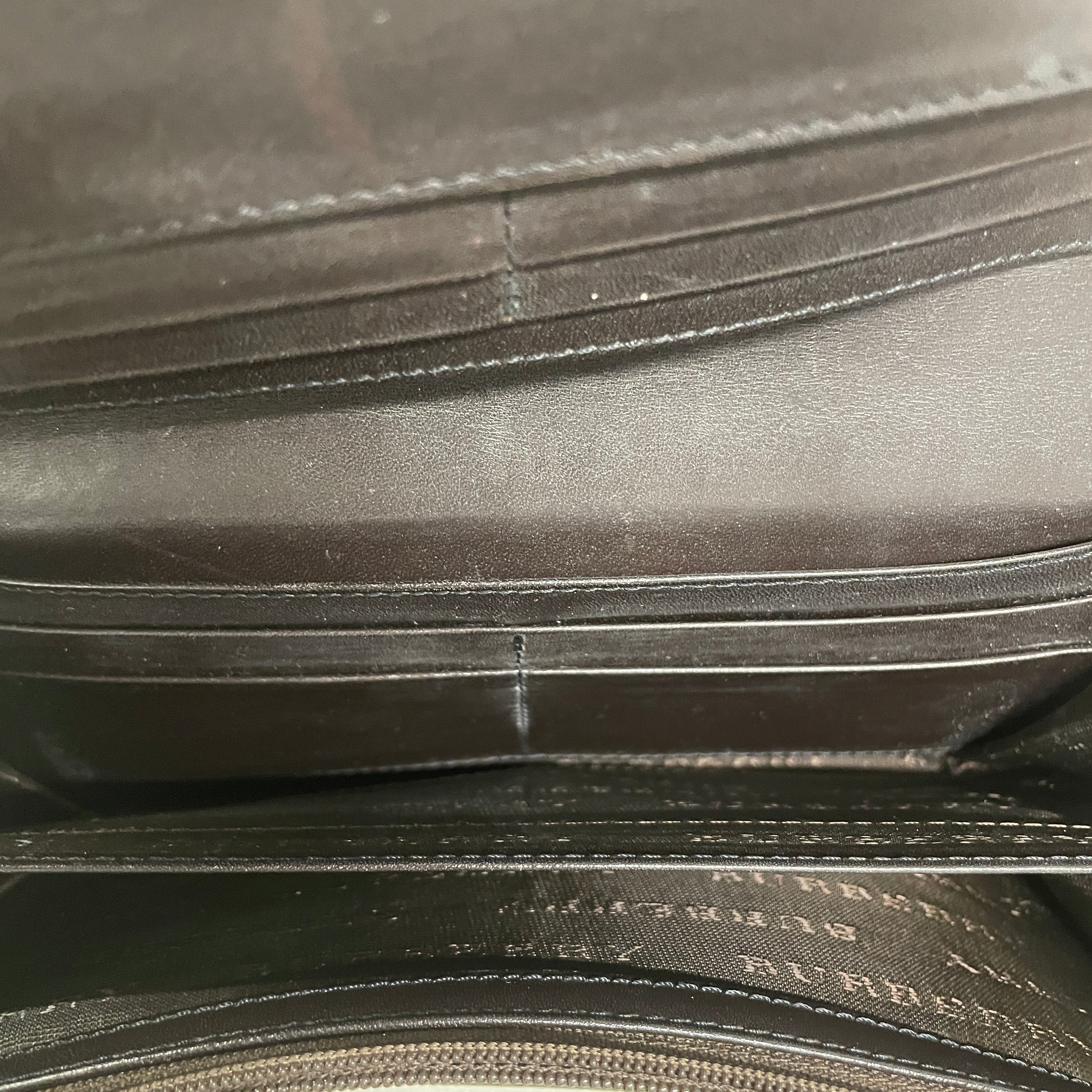 BURBERRY/Long Wallet/Plaid/Leather/BEG/L's/ view 5