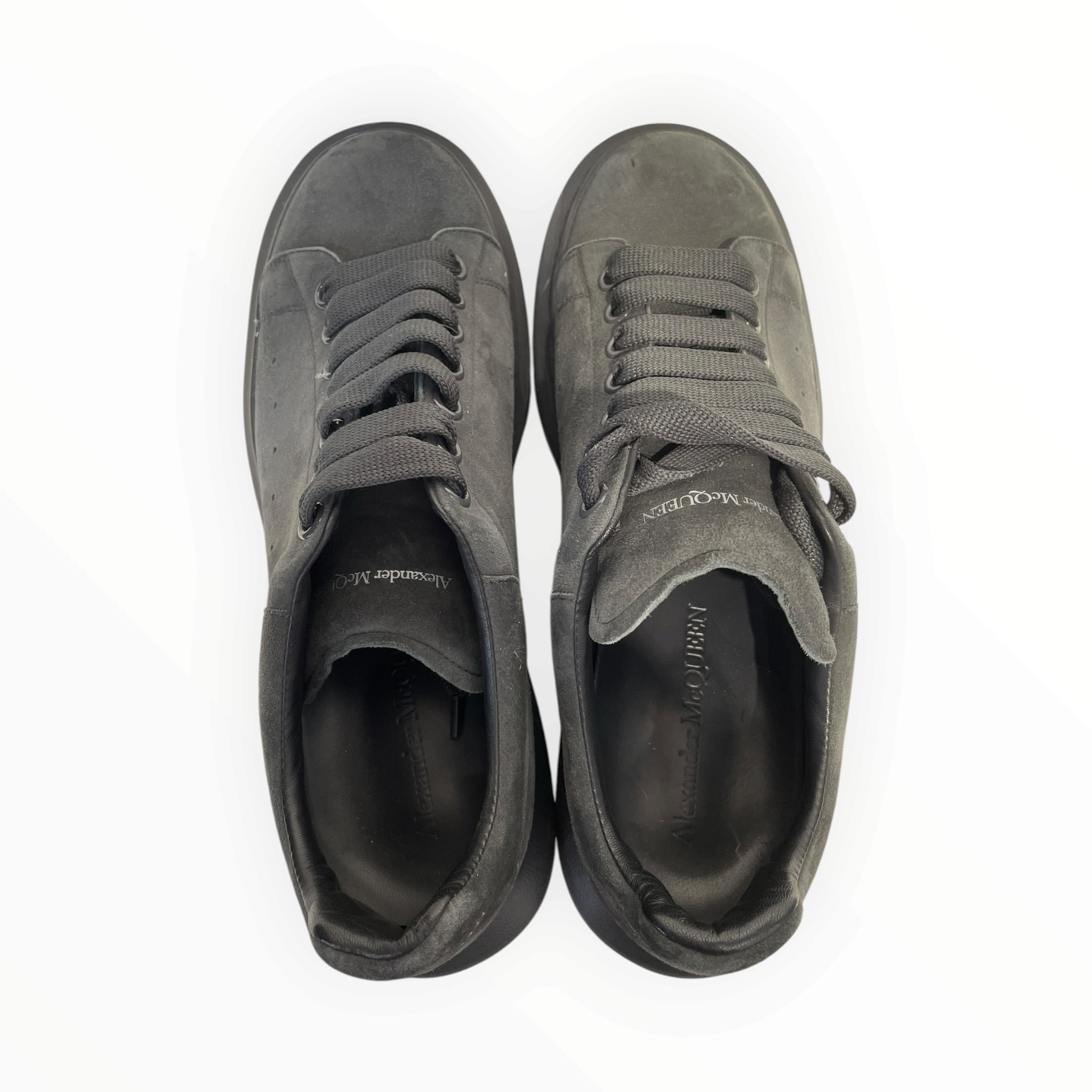 Alexander McQueen/Low-Sneakers/EU 43/Suede/GRY/PLATFROM SNEAKERS view 3