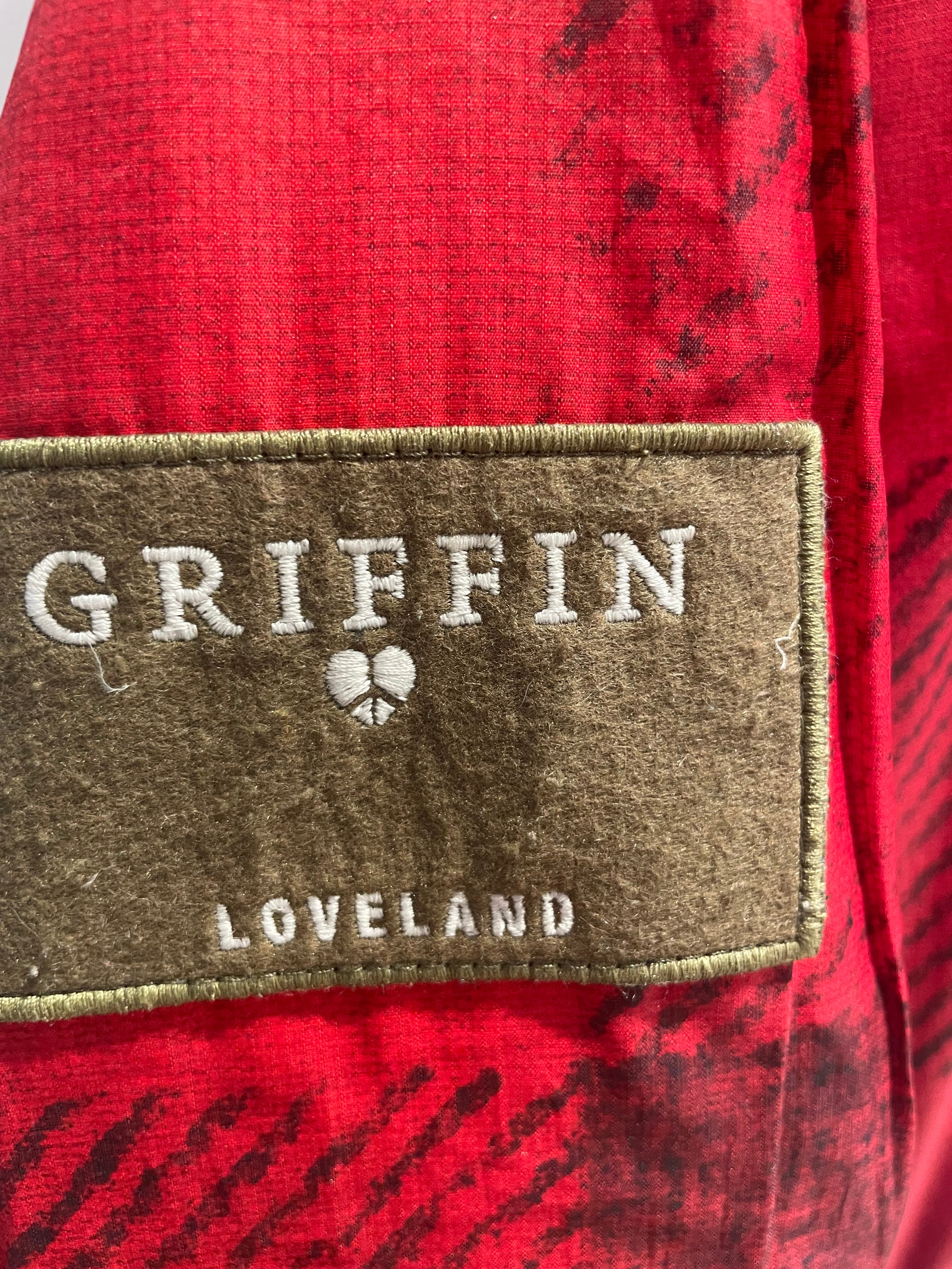 Woolrich/Puffer Jkt/XS/Nylon/RED/Stripe/REVERSIBLE FUR HOOD view 3