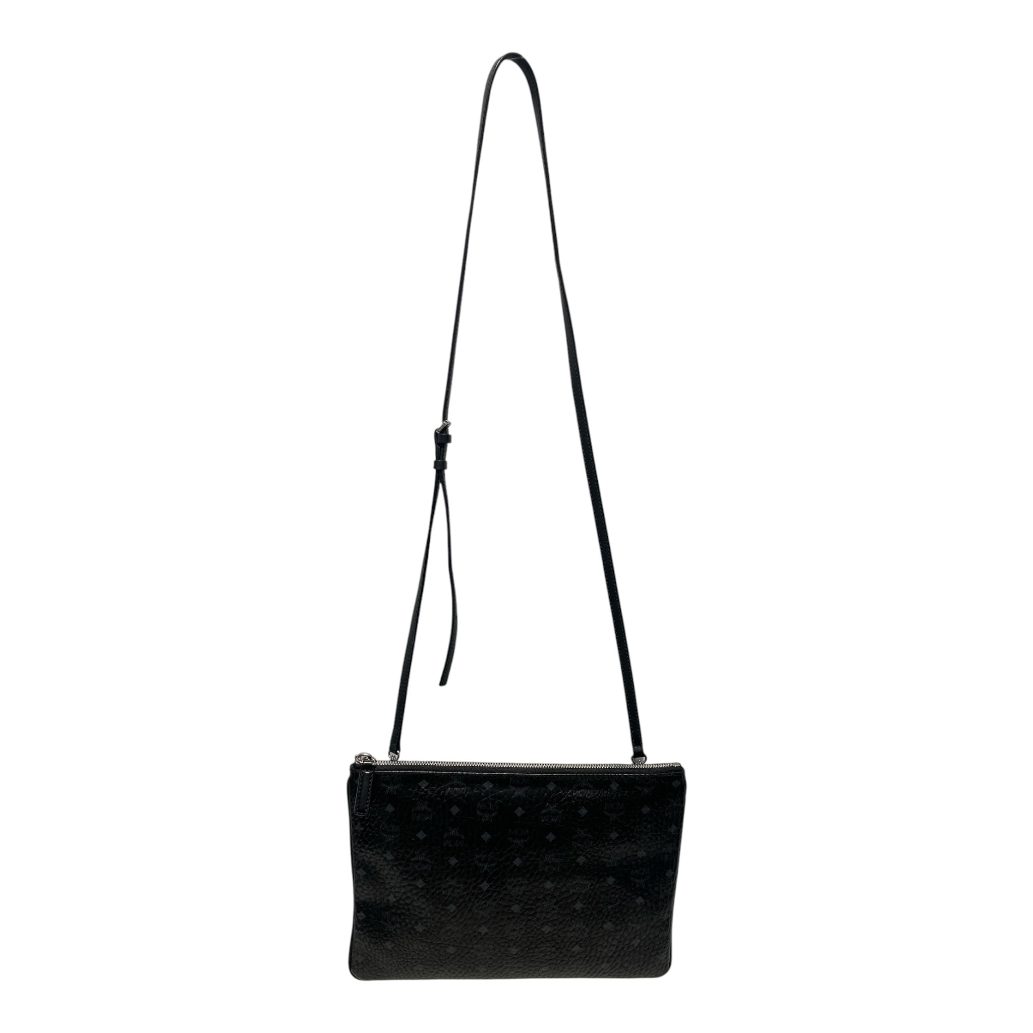 MCM/Cross Body Bag/Monogram/BLK/MCM CROSSBODY POUCH view 1