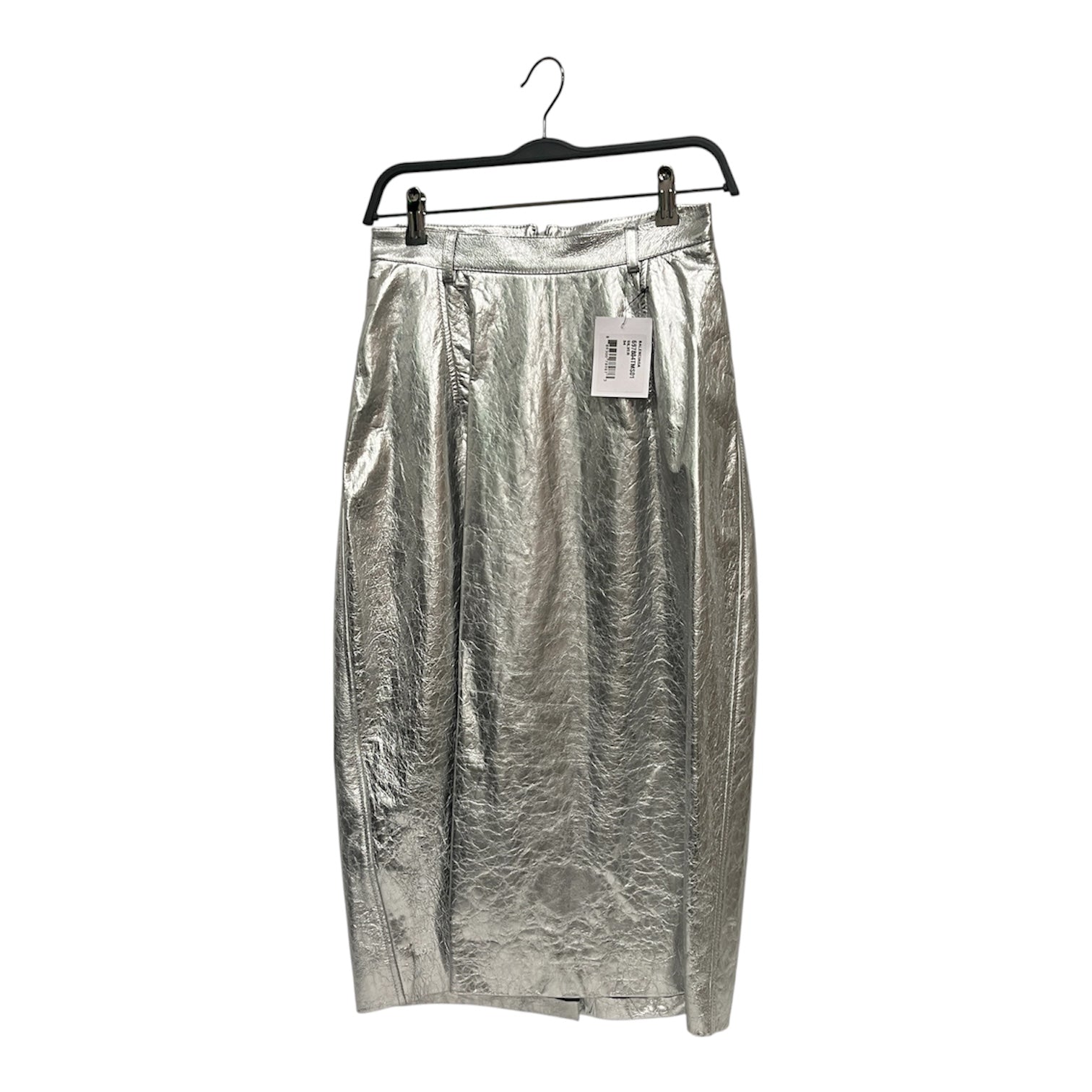 BALENCIAGA/Skirt/34/Iridescent/Leather/SLV/Midi Length/DRESS SKIRT BNWT view 1