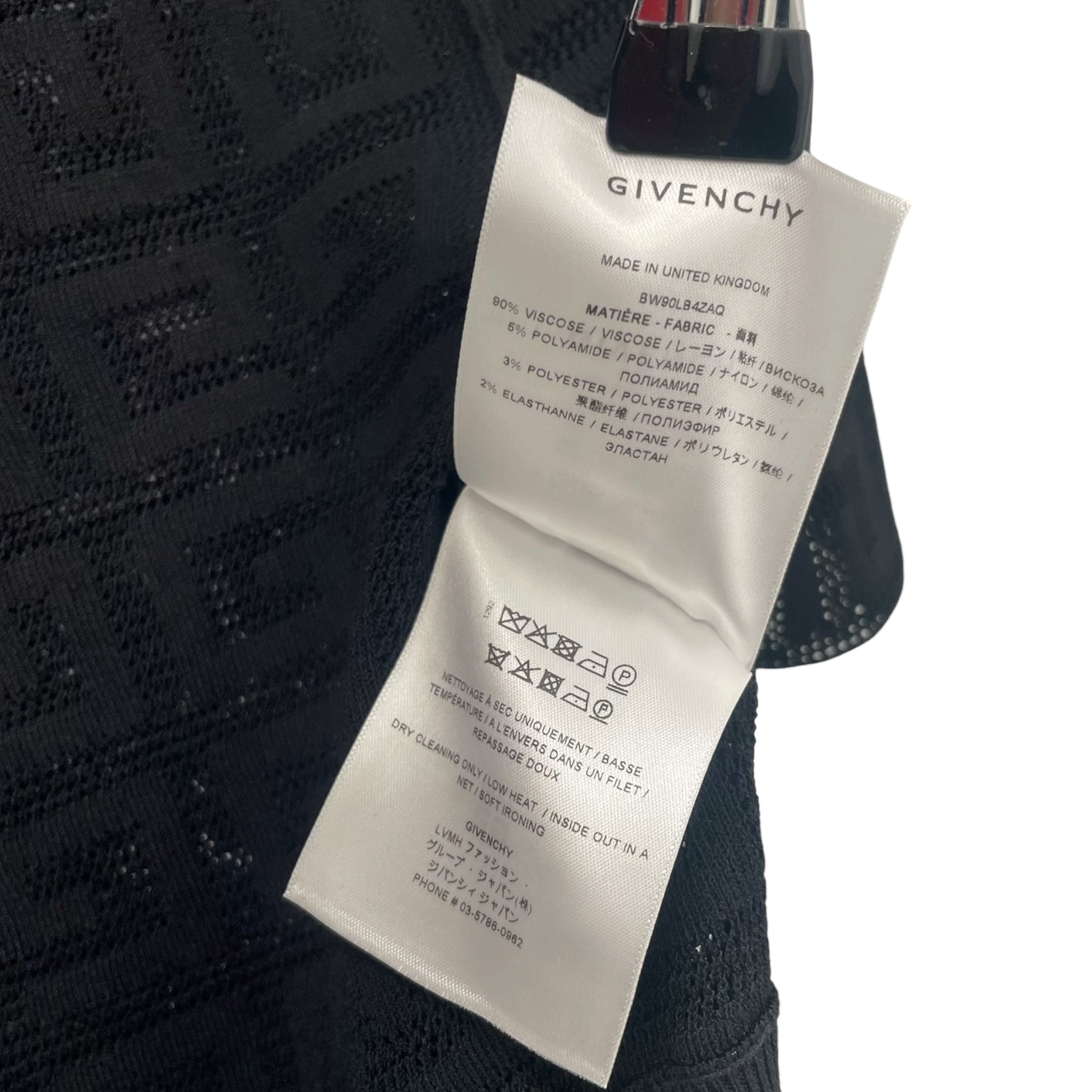 GIVENCHY/T-Shirt/XS/Monogram/Polyester/BLK/4G JAQUARD SWEATER view 4