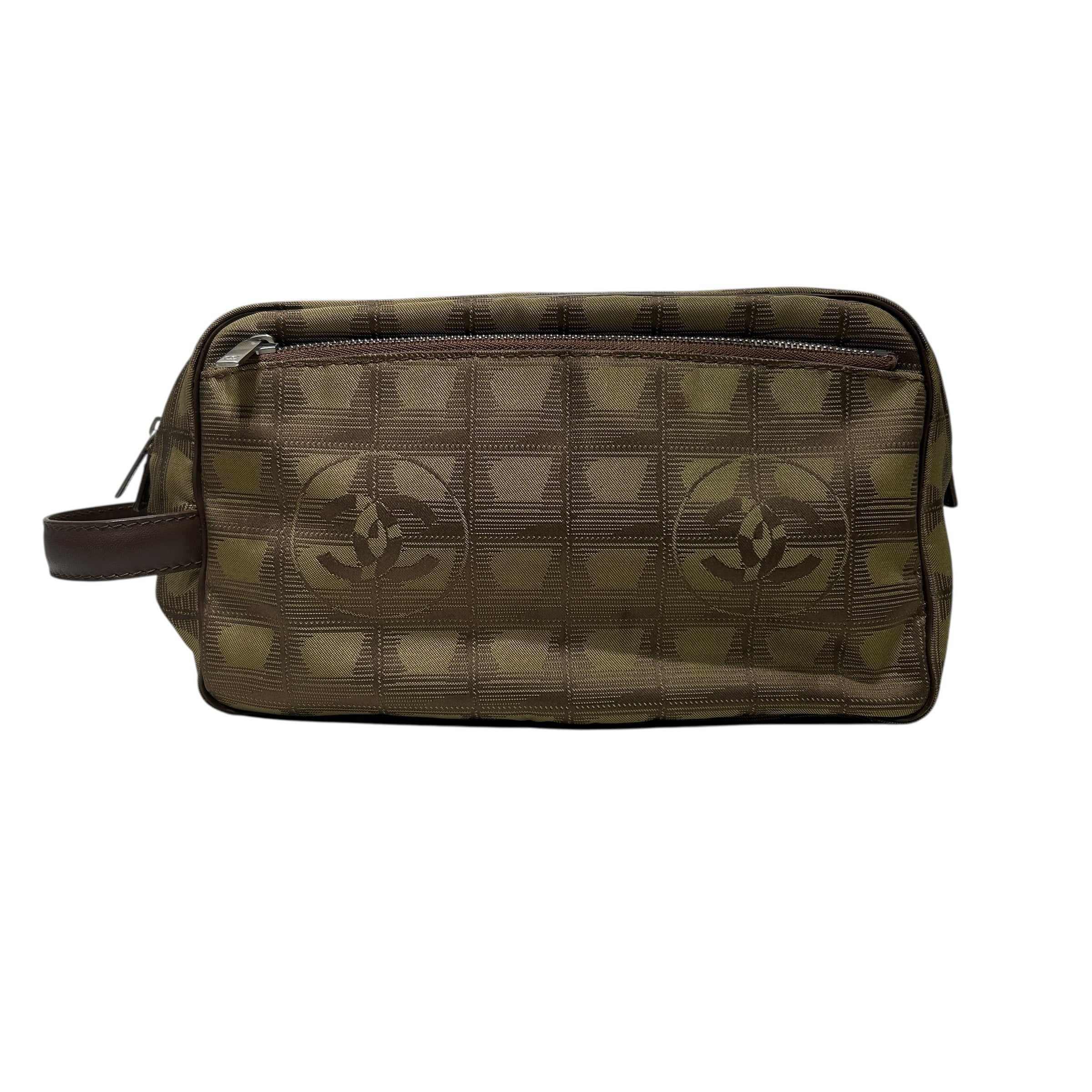 CHANEL/Pouch/Monogram/Cotton/KHK/ view 1