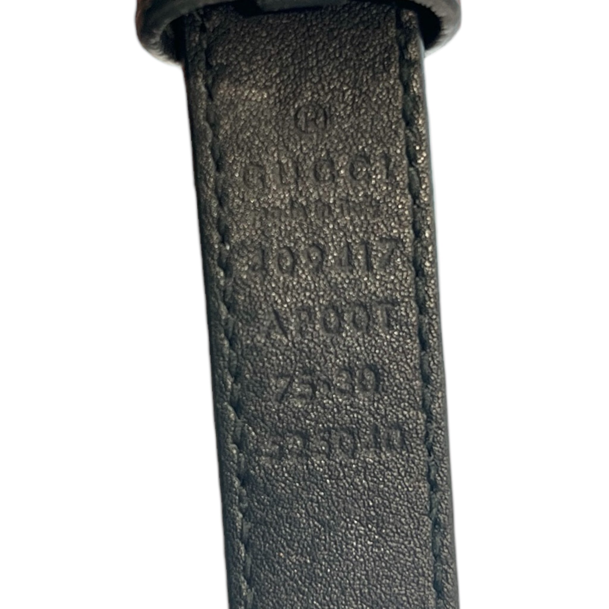 GUCCI/Belt/Leather/BLK/MARMONT SKINNY BELT view 3