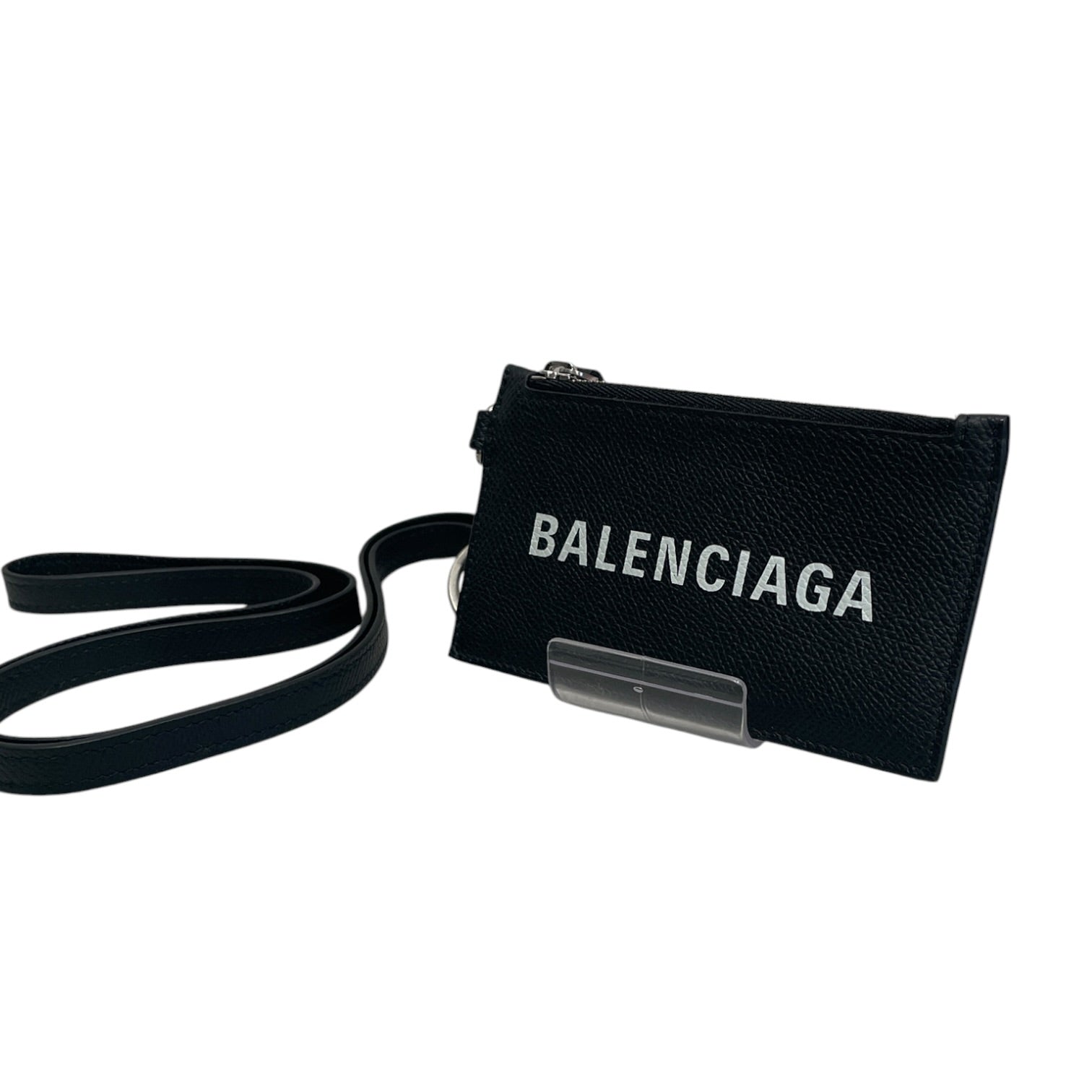 BALENCIAGA/Wallet/Graphic/Leather/BLK/M's/STRAP view 1