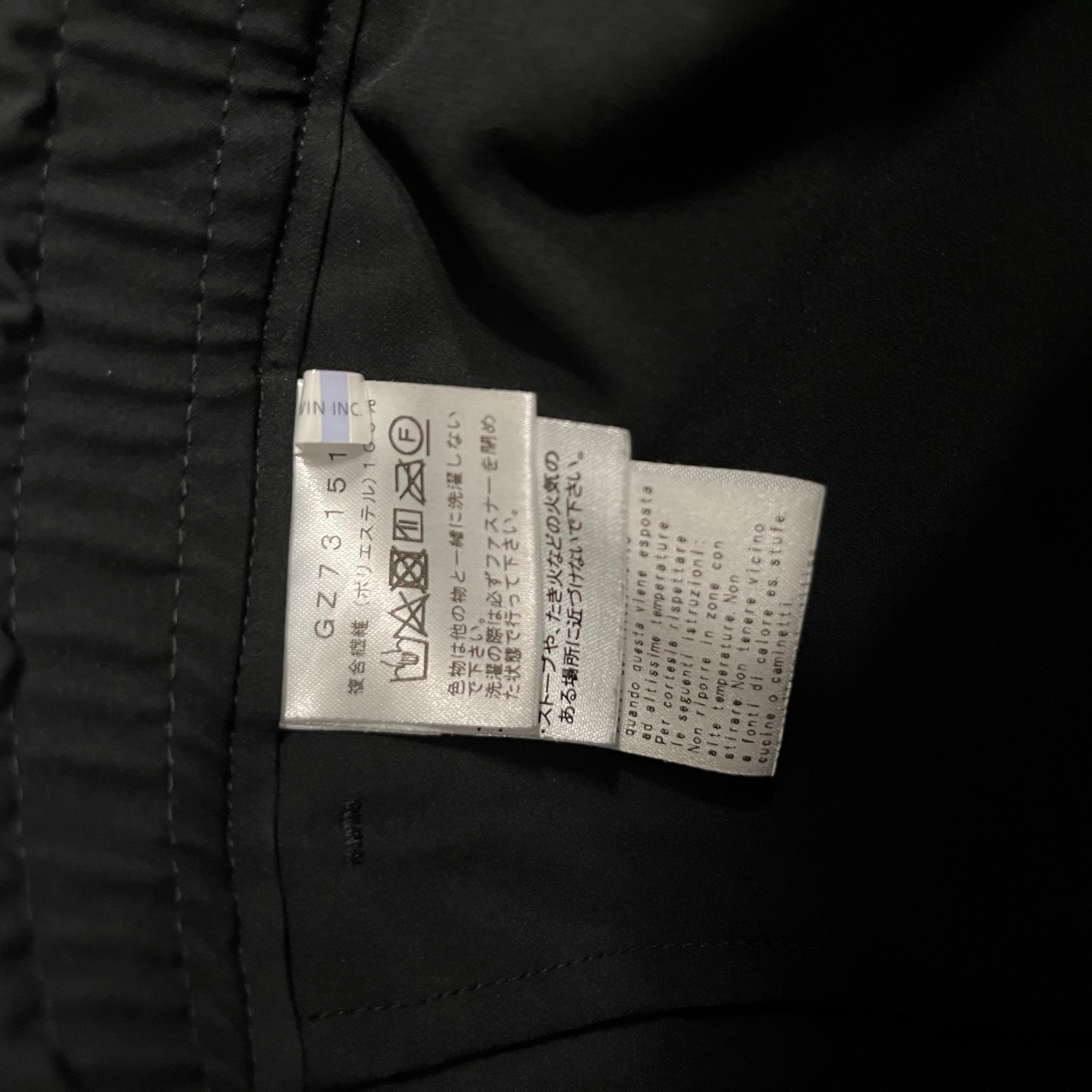 GOLDWIN/Straight Pants/3/Nylon/BLK/TECH TROUSERS view 3