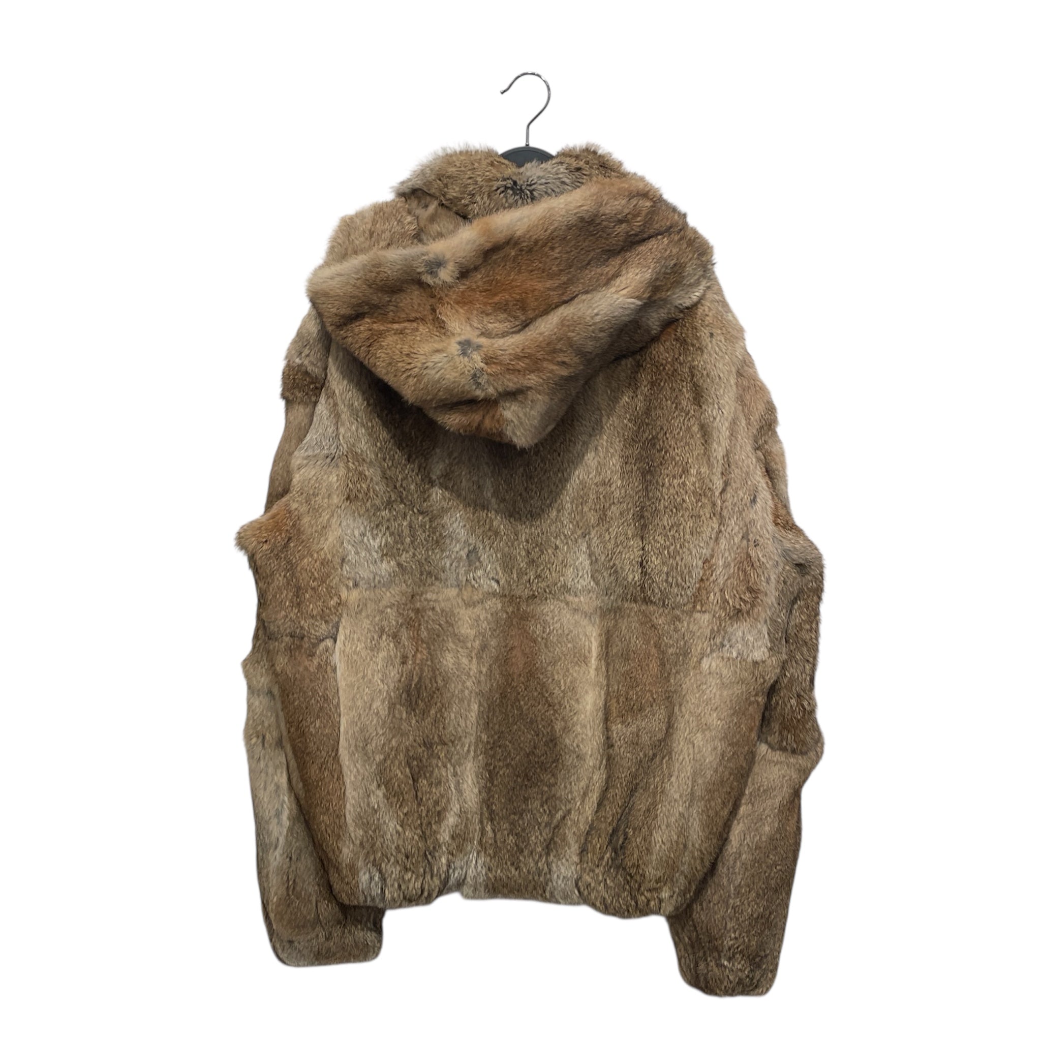 WINTER FUR /Zip Up Hoodie/S/Fur/BRW/100% RABBIT FUR view 2