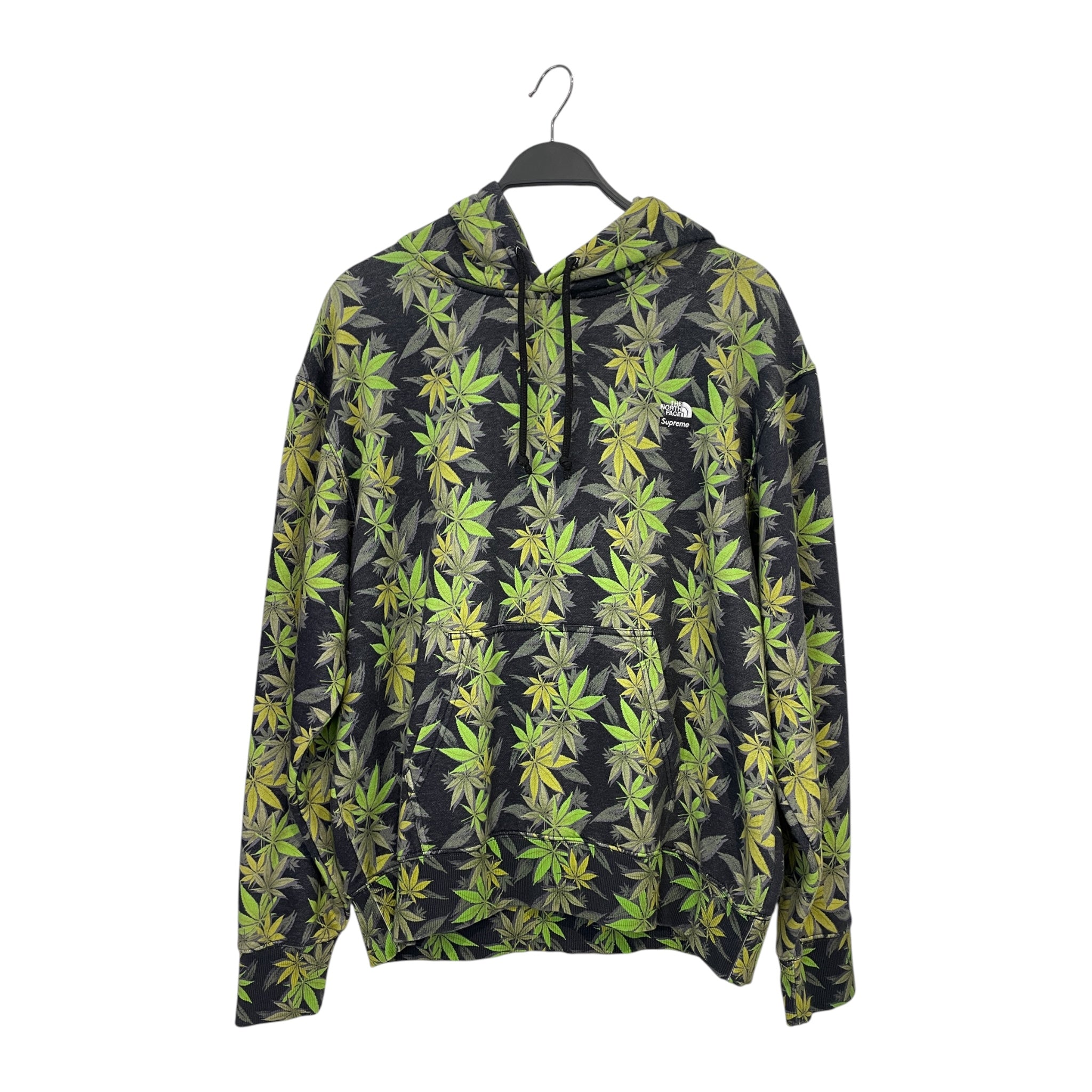 Supreme/THE NORTH FACE/Hoodie/M/All Over Print/Cotton/GRN/ALL OVER PRINT TREE HOODIE view 1