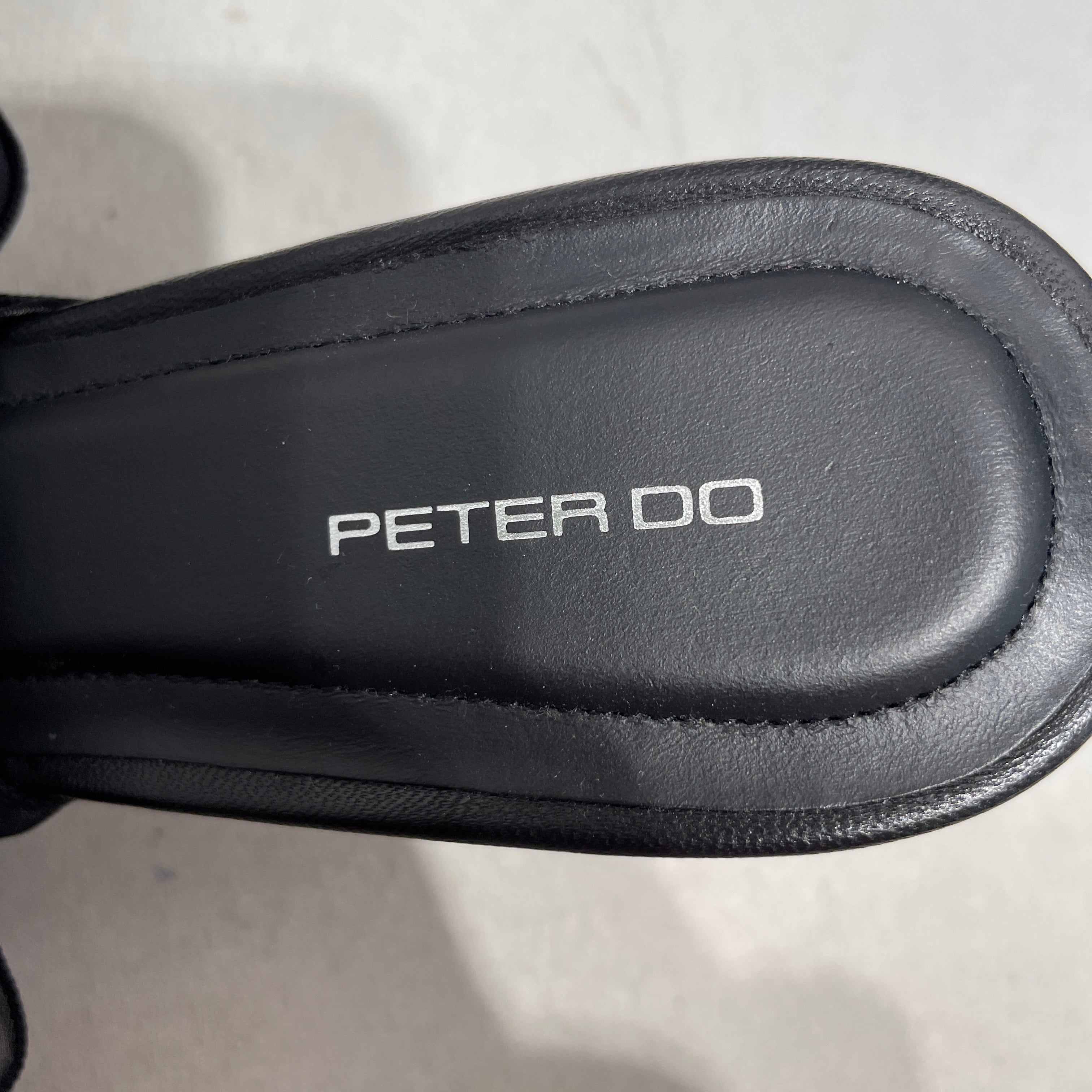PETER DO/Heels/EU 37/Leather/BLK/BOW view 3