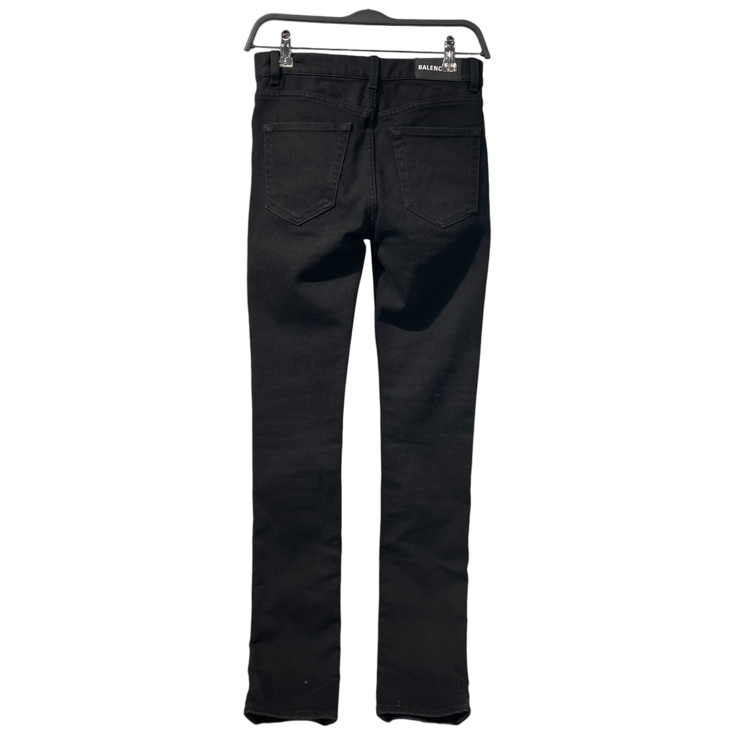 BALENCIAGA/Skinny Pants/34/Denim/BLK/ view 2