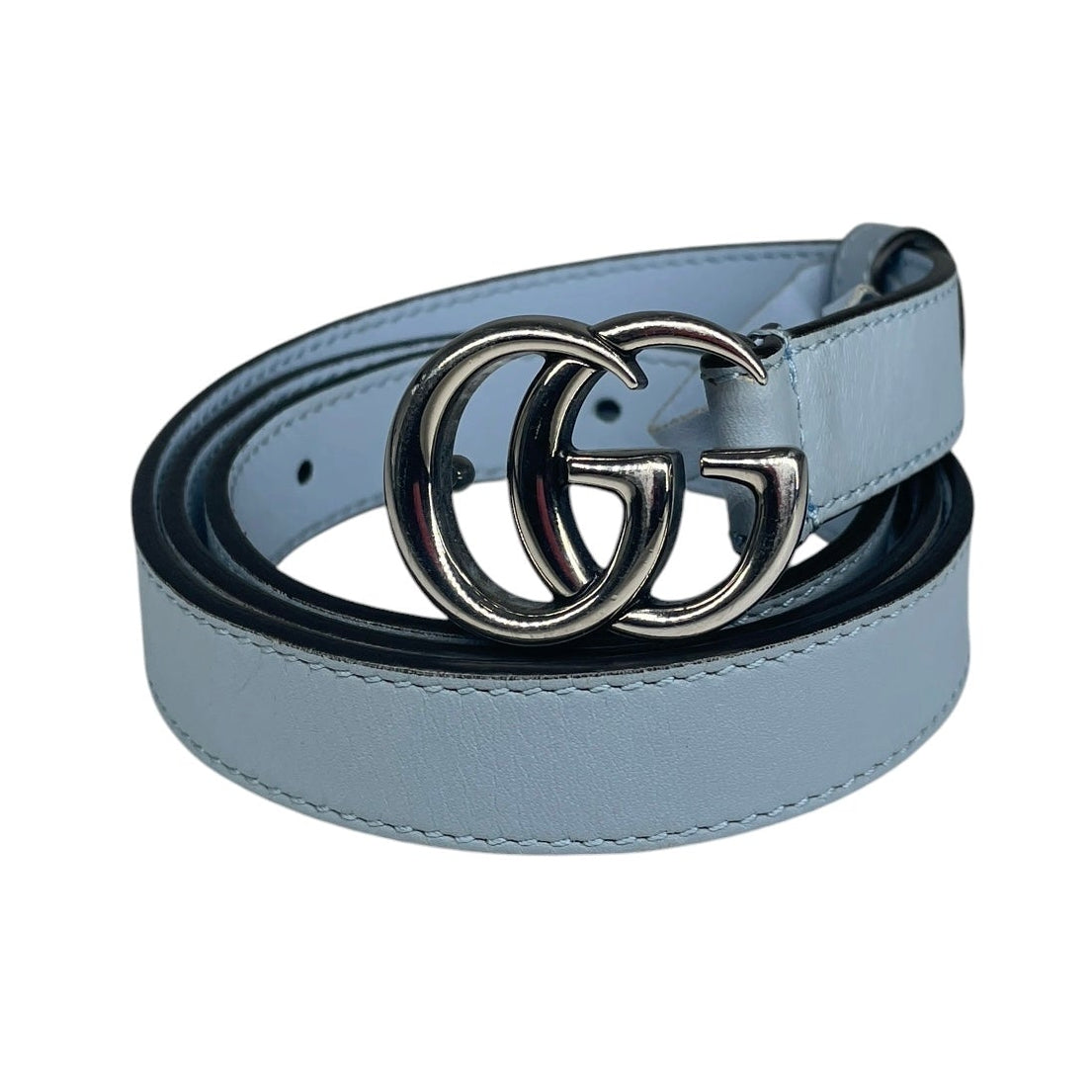 GUCCI/Belt/Cotton/BLU/mormont thin belt view 1