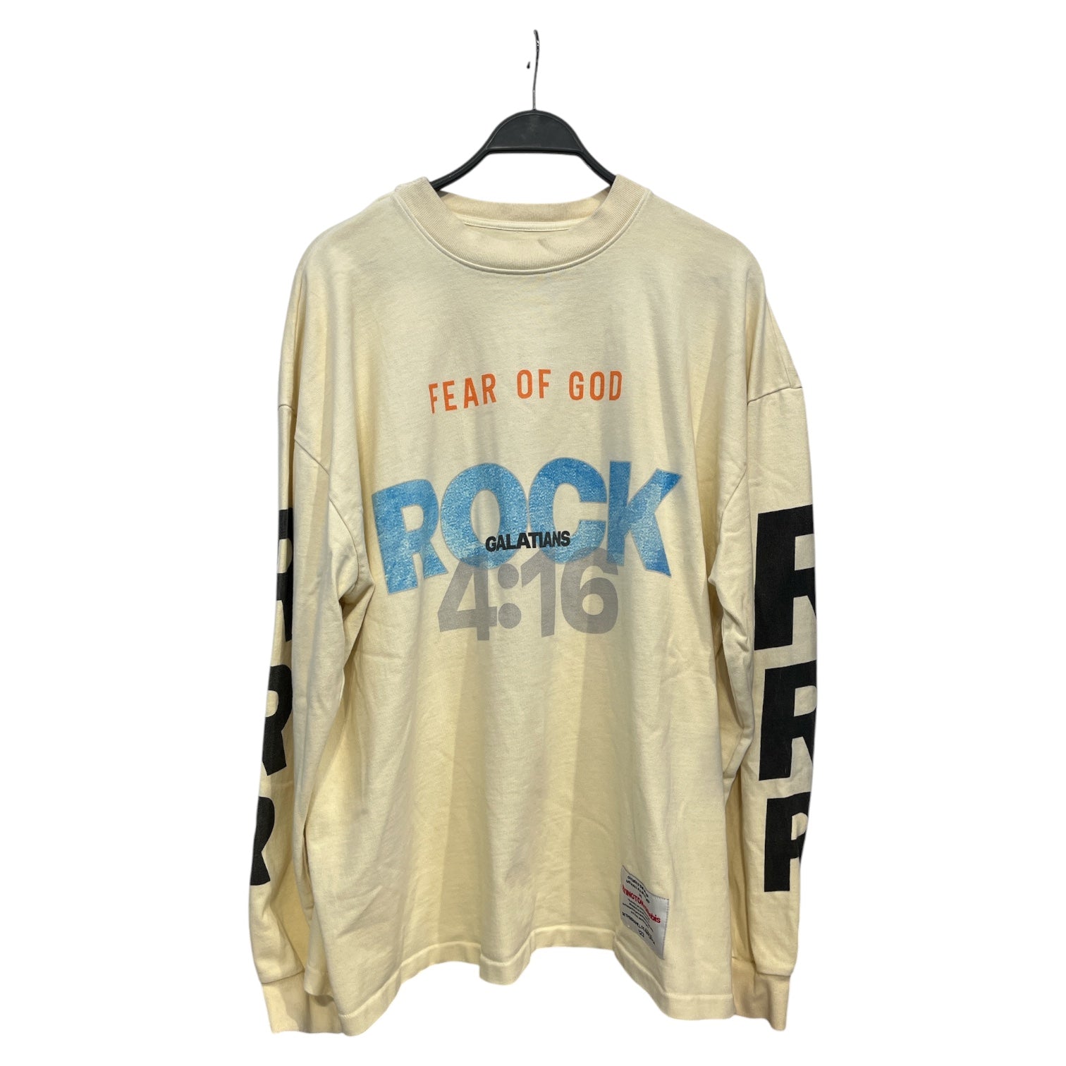 FEAR OF GOD/Sweatshirt/L/Cotton/YEL/rock 4:16 view 1