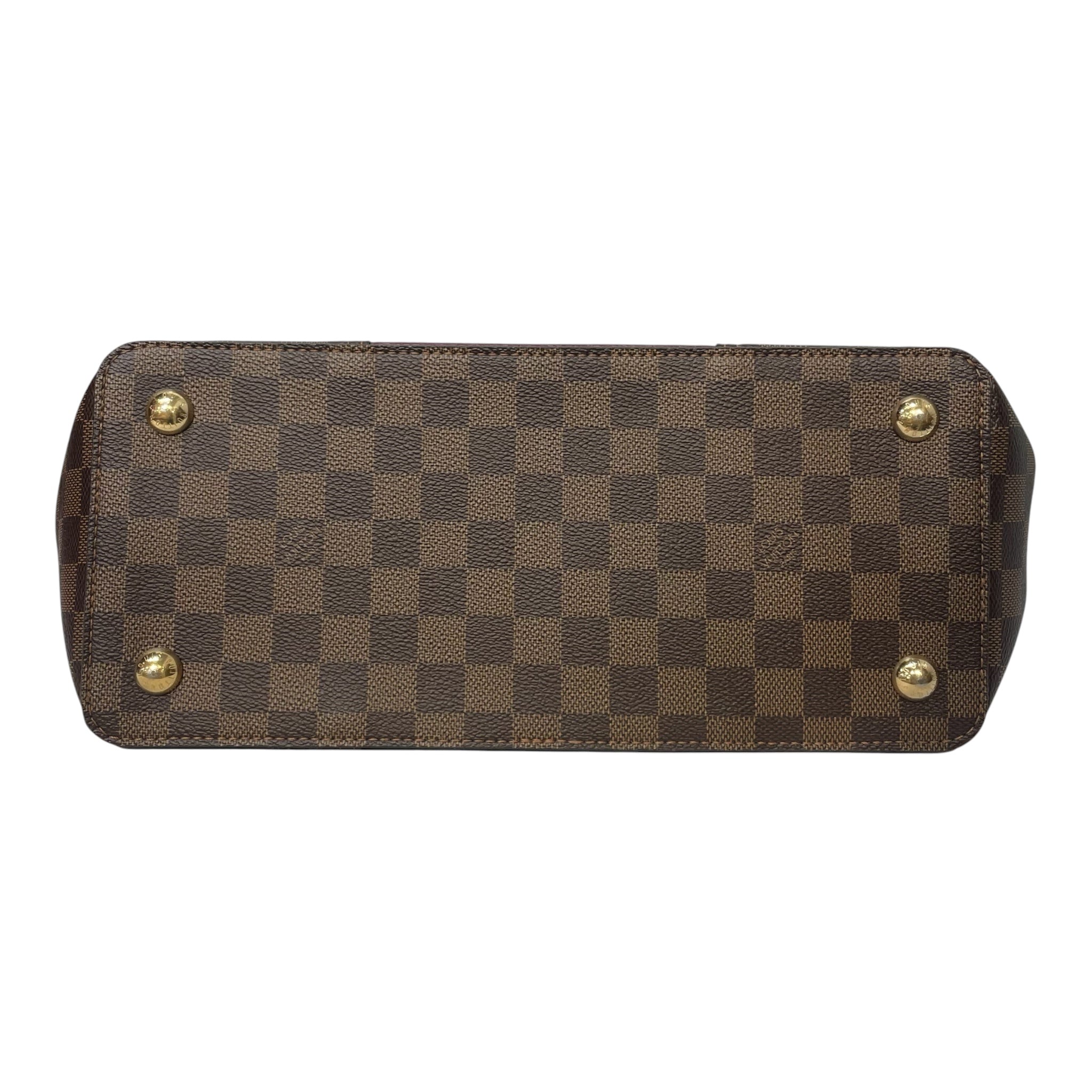 LOUIS VUITTON/Tote Bag/Gingham Check/Leather/BRW/Jersey tote view 5