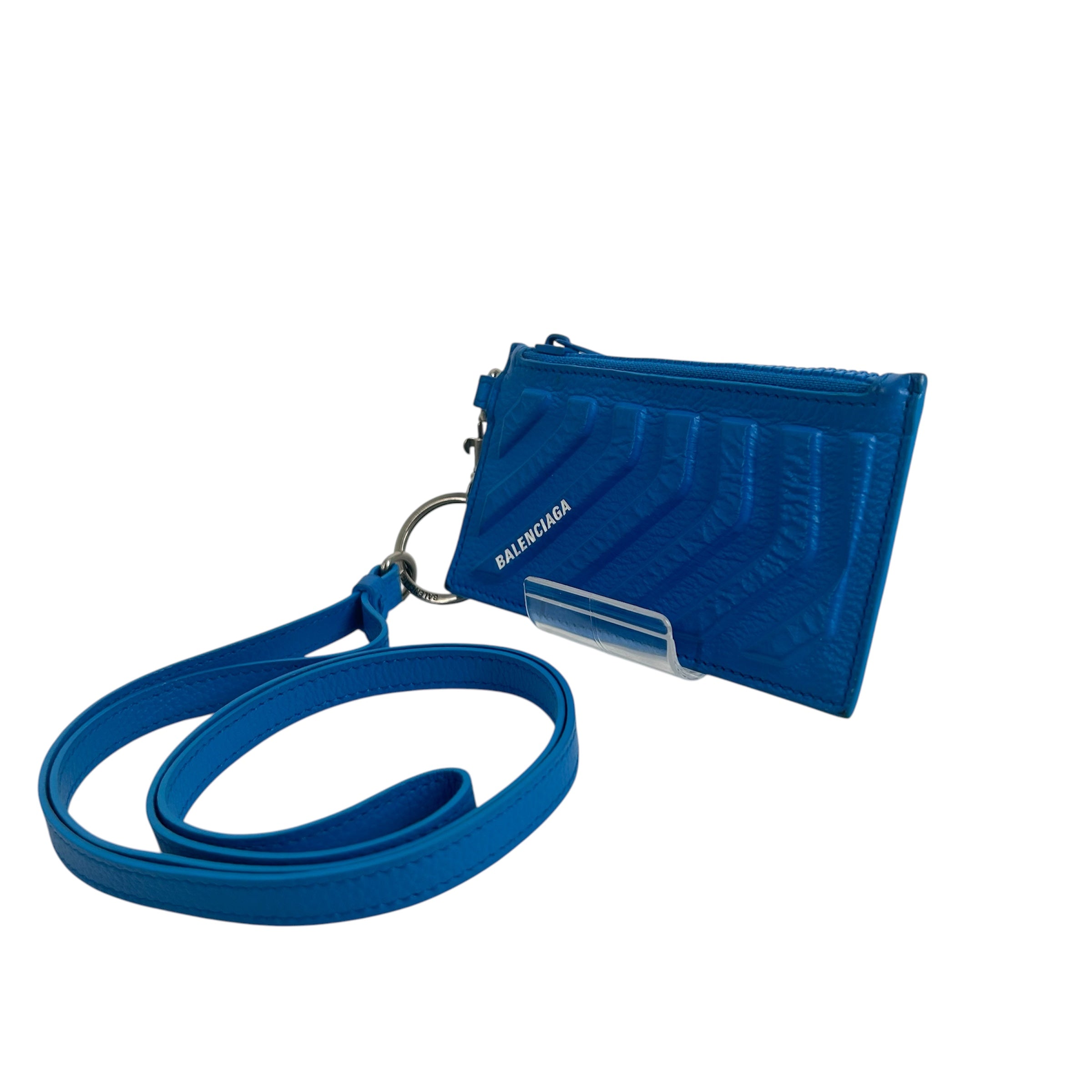 BALENCIAGA/Cross Body Bag/Leather/BLU/6834254428 view 1
